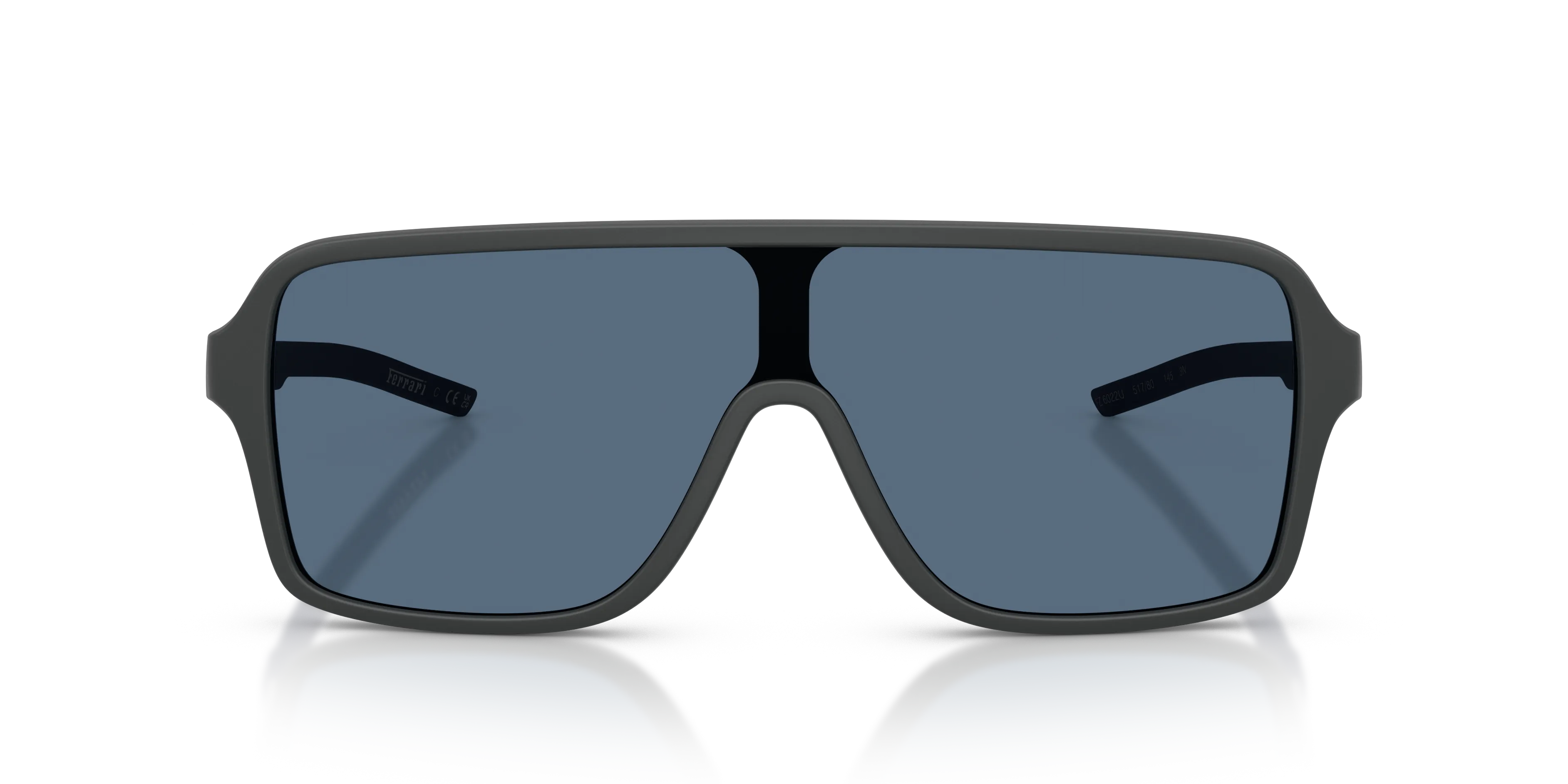 Ferrari Scuderia FZ6022U 517/80 Occhiali da sole Iniettato Grigio Blu Squadrata Normale - immagine 3