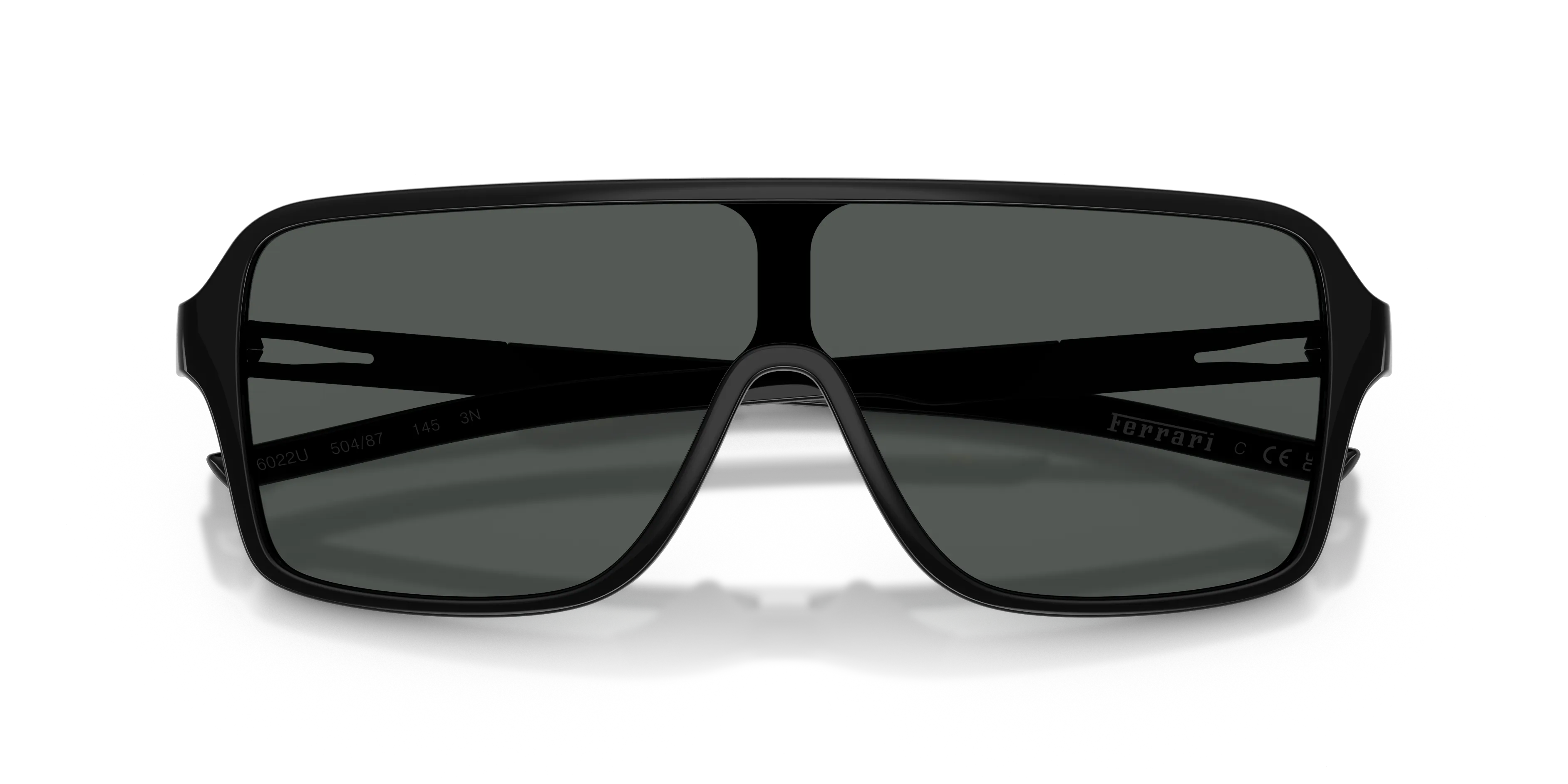 Ferrari Scuderia FZ6022U 504/87 Occhiali da sole Iniettato Nero Grigio Squadrata Normale - immagine 2
