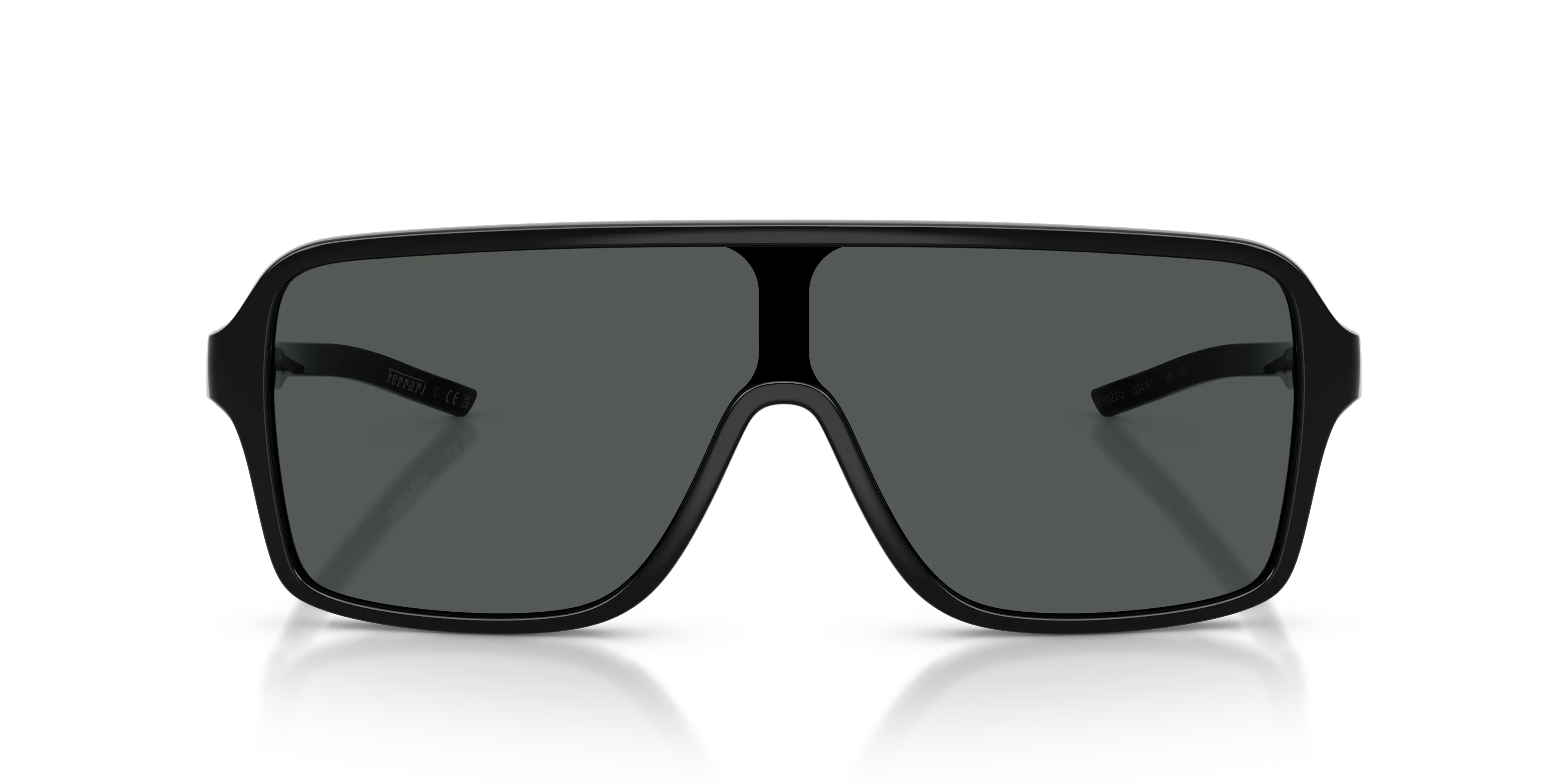 Ferrari Scuderia FZ6022U 504/87 Occhiali da sole Iniettato Nero Grigio Squadrata Normale - immagine 3