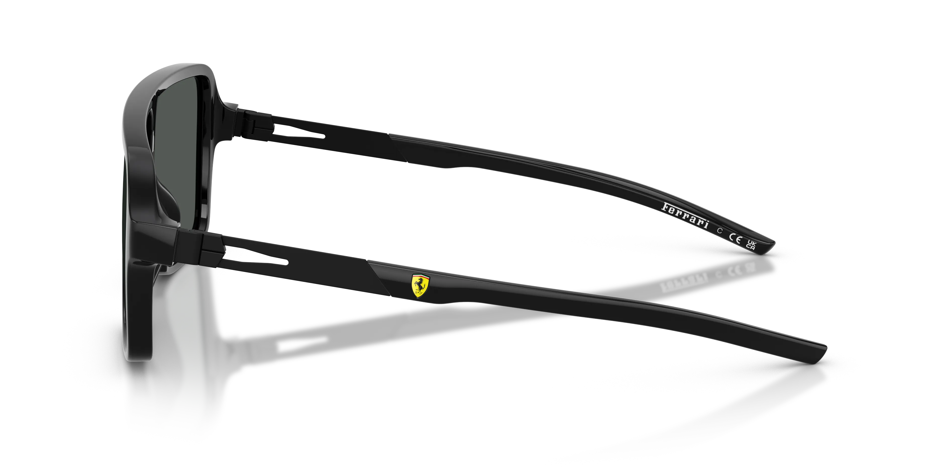 Ferrari Scuderia FZ6022U 504/87 Occhiali da sole Iniettato Nero Grigio Squadrata Normale - immagine 4