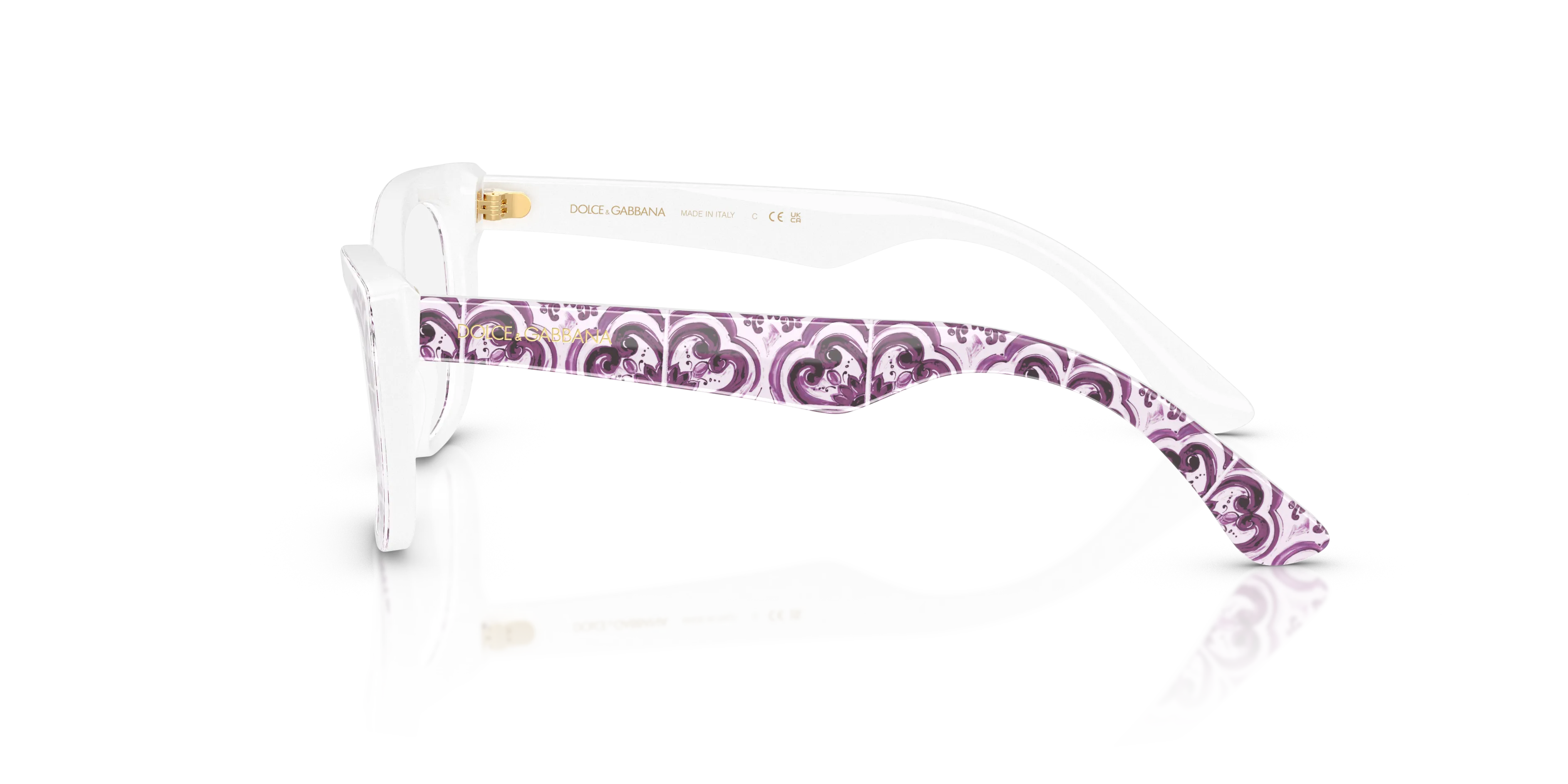 Dolce & Gabbana DX3357 3459 Montature da vista Acetato Multi-colore Cat Eye Normale - immagine 4