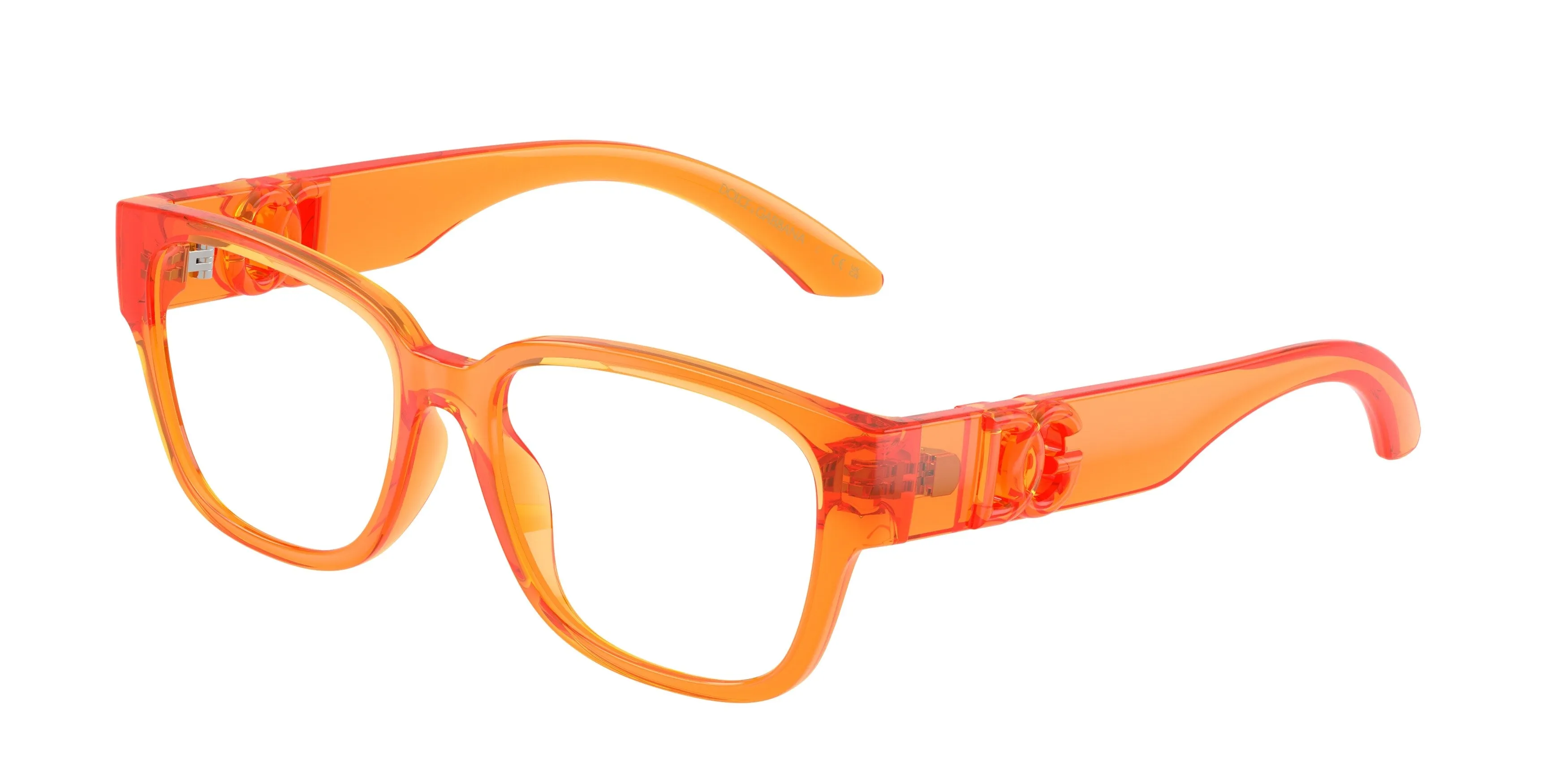 Dolce & Gabbana DX5006 3388 Montature da vista Iniettato Arancione Squadrata Normale - immagine 1