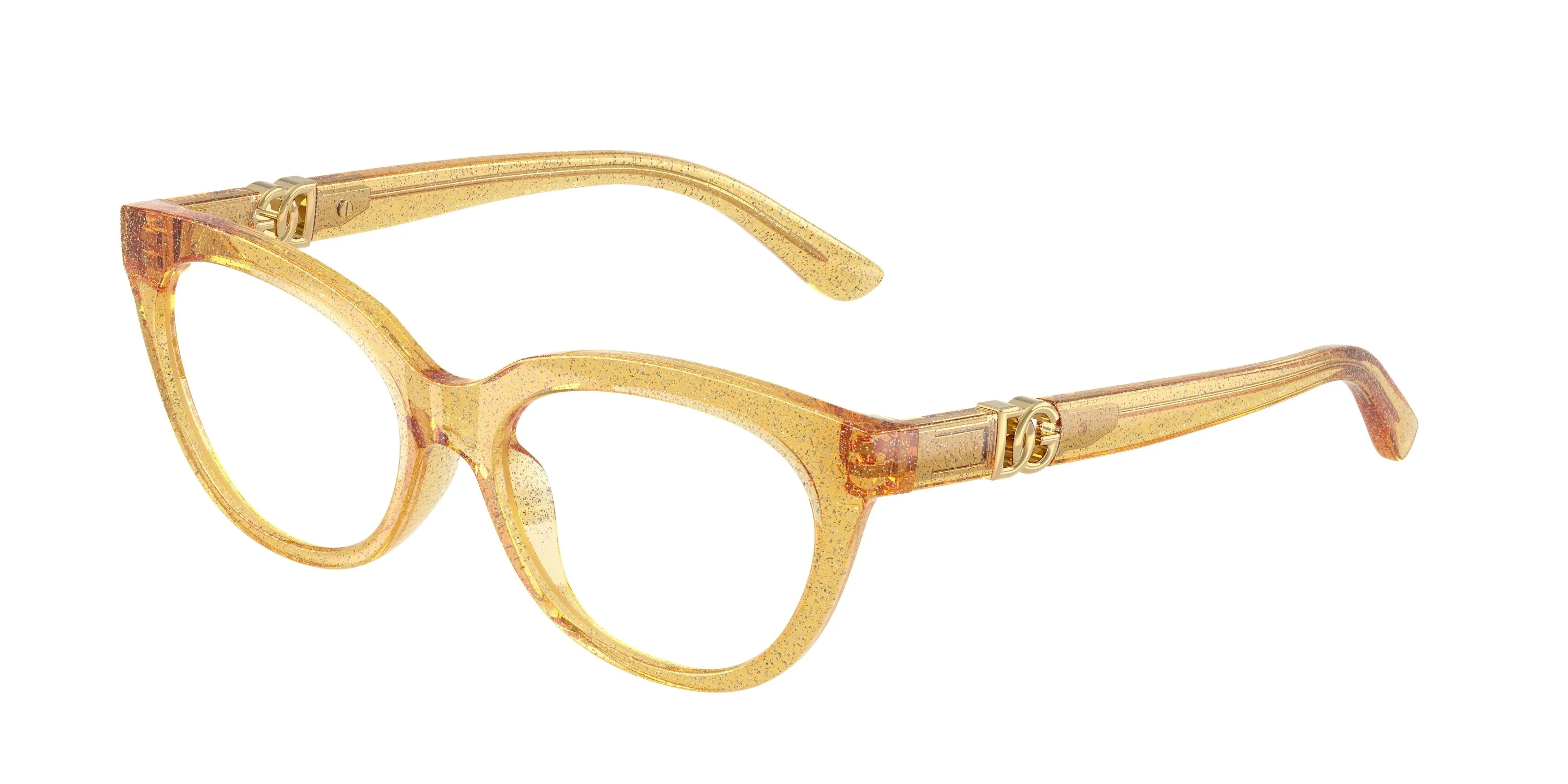 Dolce & Gabbana DX5005U 3455 Montature da vista Iniettato Giallo Farfalla Normale - immagine 1