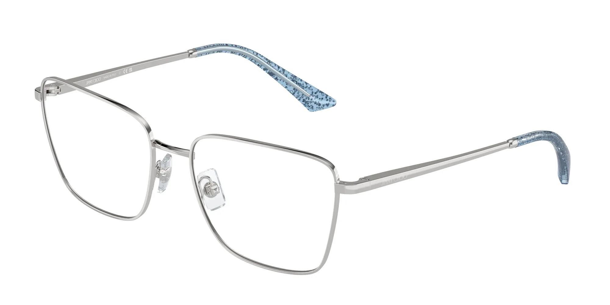 Jimmy Choo JC2003 3014 Montature da vista Metallo Argento Pillow Normale - immagine 1