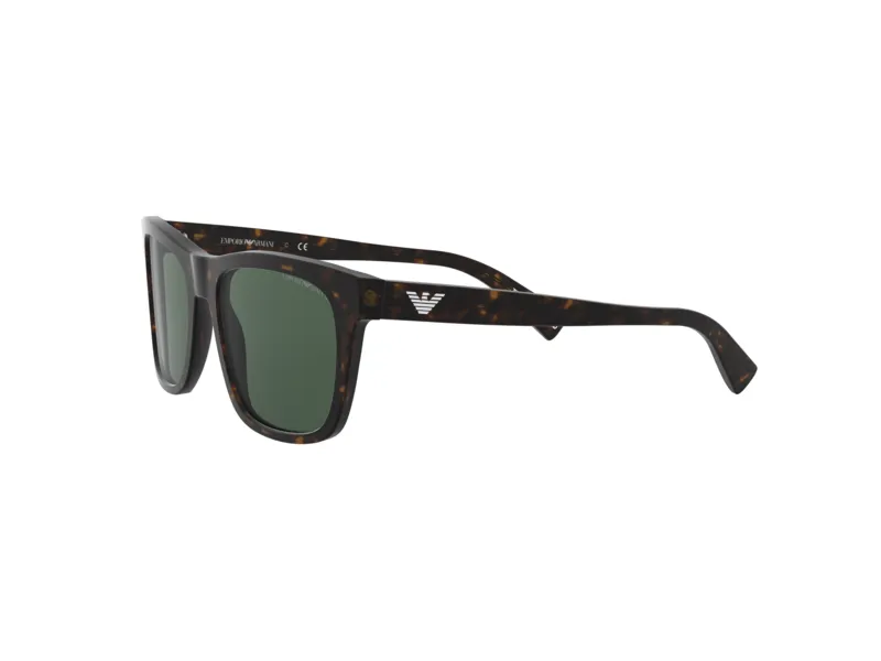 Emporio Armani EA4142 508971 Occhiali da sole Plastica Havana Verde Squadrata Normale - immagine 3