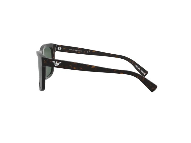 Emporio Armani EA4142 508971 Occhiali da sole Plastica Havana Verde Squadrata Normale - immagine 4
