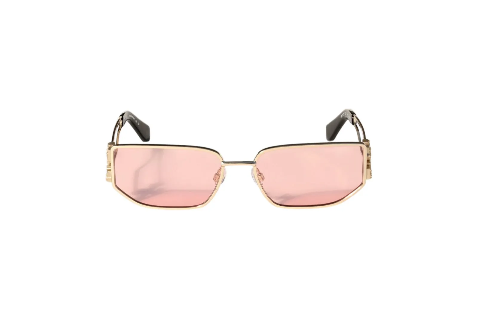 Off-White OW1027 ALLEN 7630 Occhiali da sole Metallo Oro Rosa Squadrata Normale - immagine 2