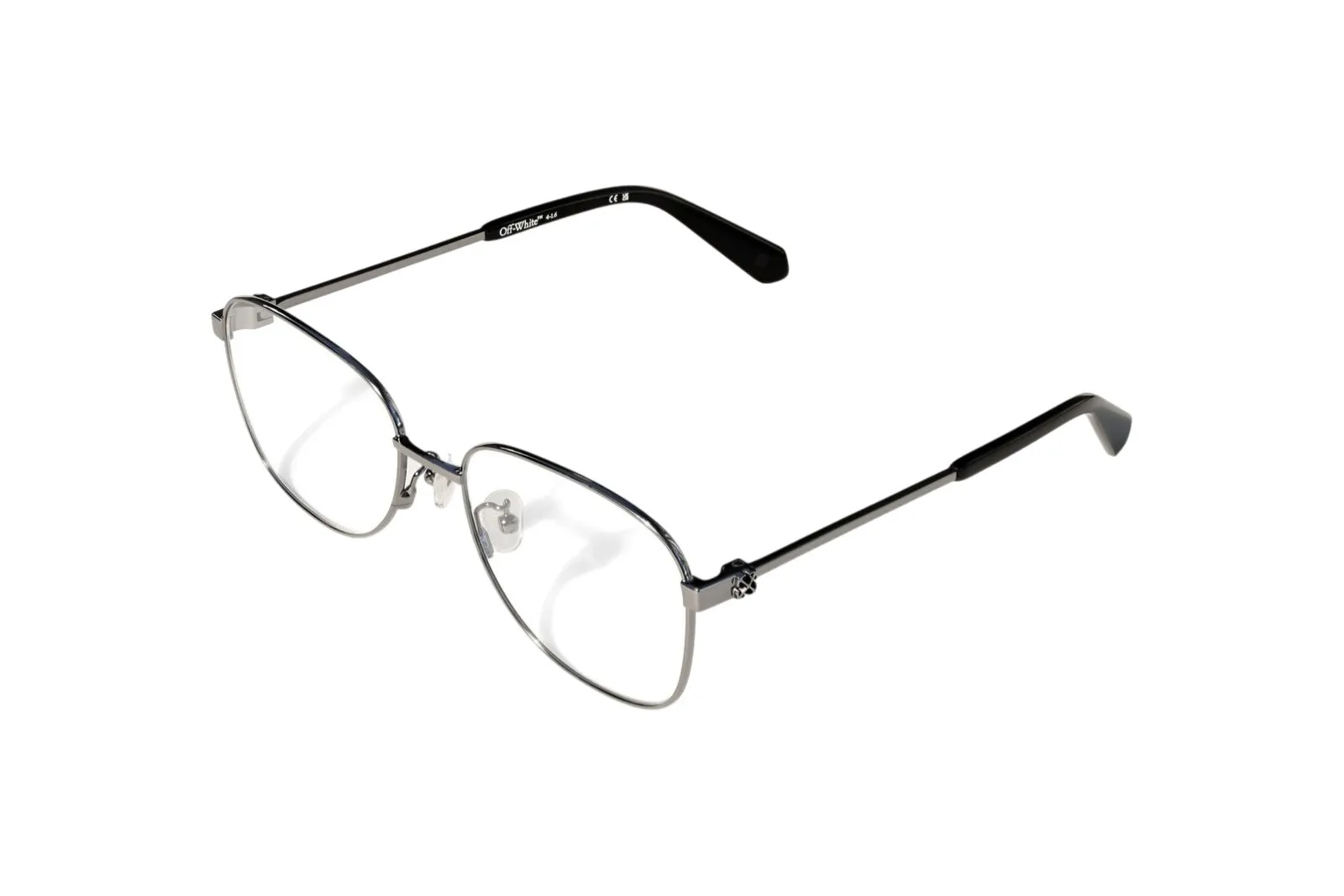Off-White OW6017 7700 Montature da vista Metallo Canna di fucile Squadrata - immagine 1