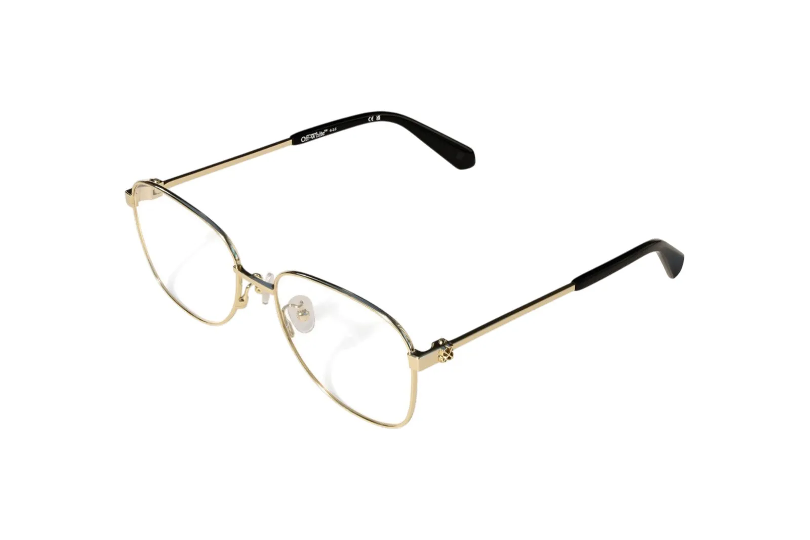 Off-White OW6017 7600 Montature da vista Metallo Oro Squadrata - immagine 1