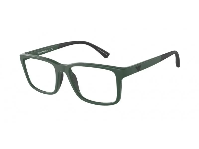 Emporio Armani EA3203 5058 Montature da vista Plastica Verde Squadrata - immagine 1