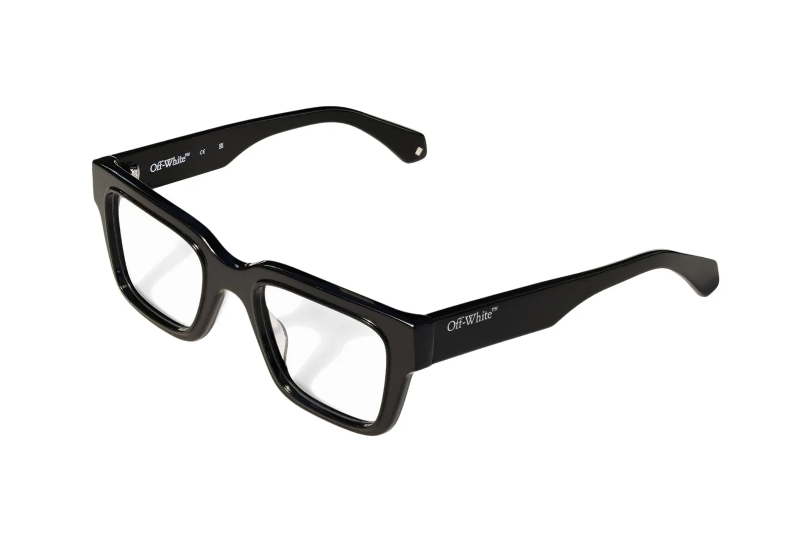 Off-White OW5028 STYLE 5028 1000 Montature da vista Acetato Nero Squadrata - immagine 1