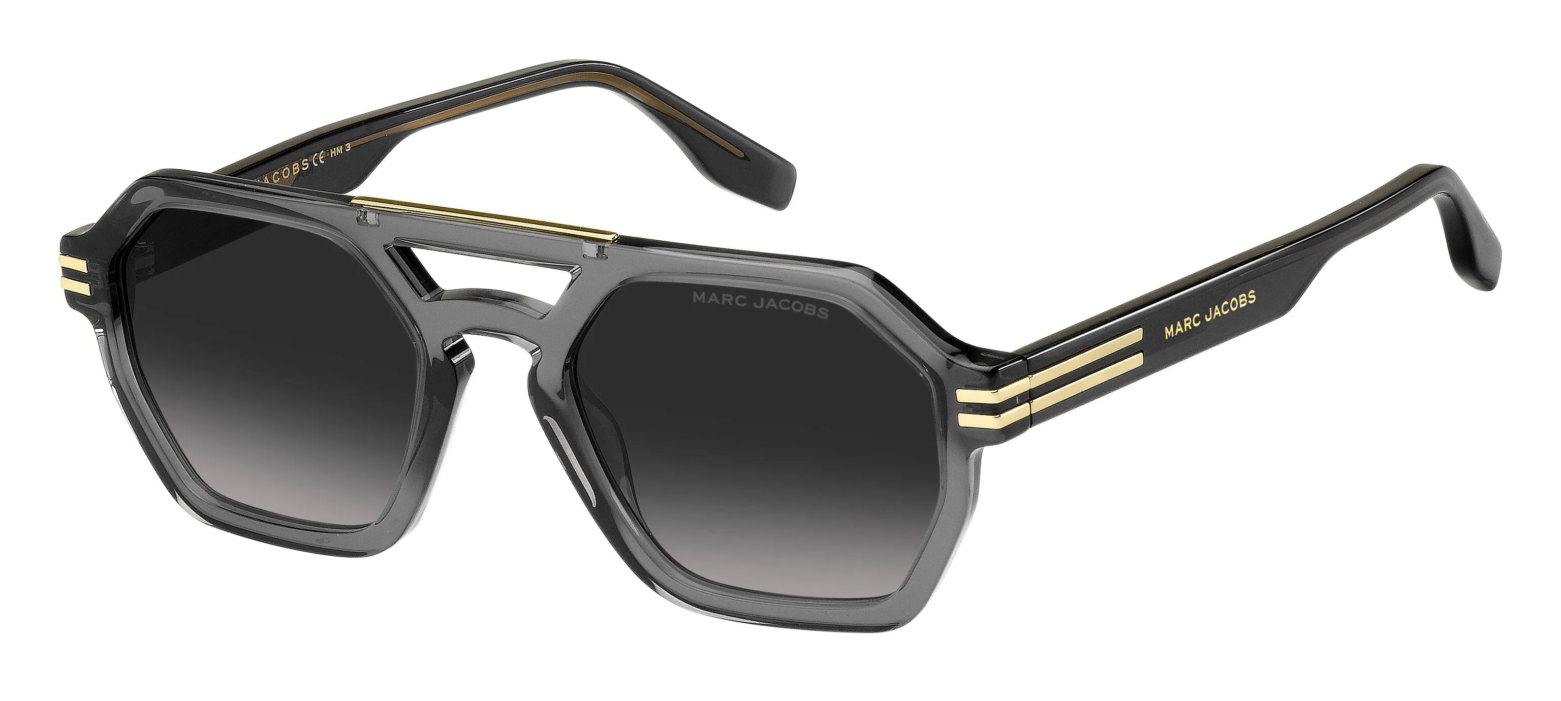 Marc Jacobs MARC 587/S KB7/9O Occhiali da sole Plastica Grigio Grigio Geometrica Sfumato - immagine 1