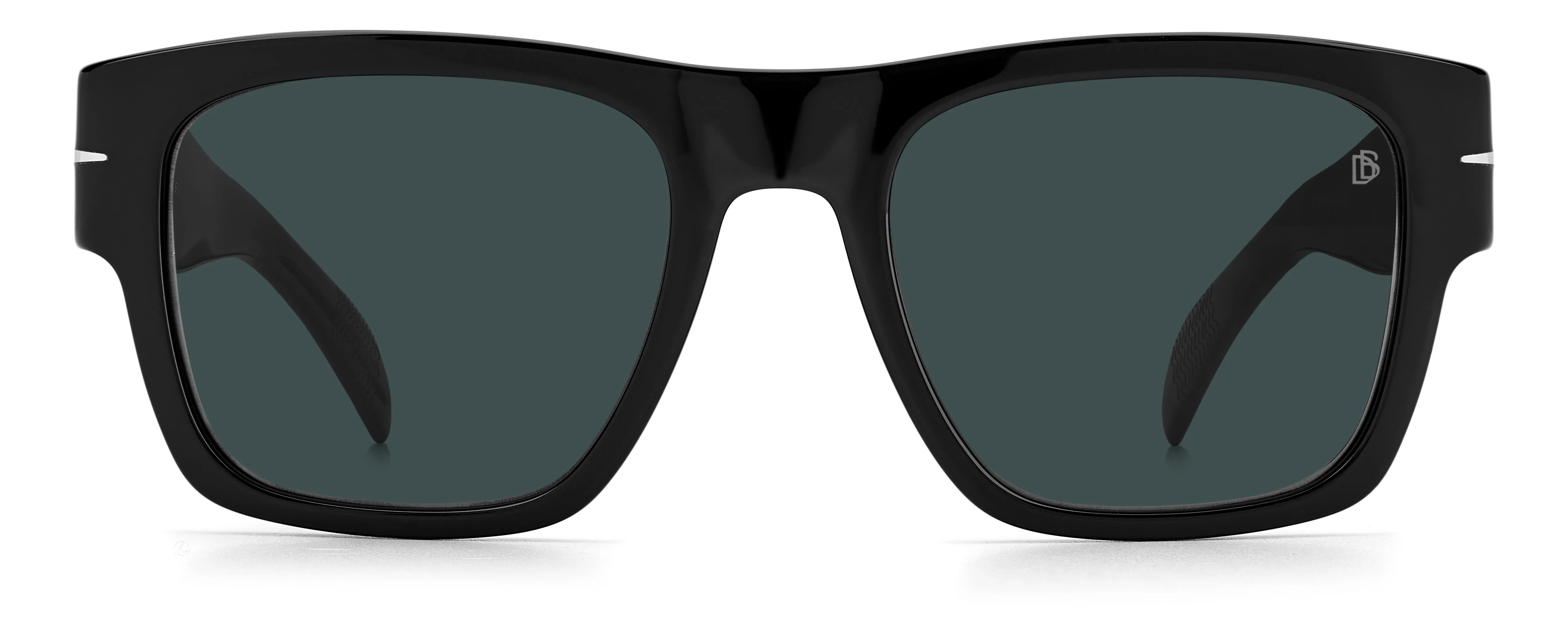 DAVID BECKHAM DB 7000/S BOLD 807/KU Occhiali da sole Acetato Nero Grigio Squadrata Normale - immagine 2