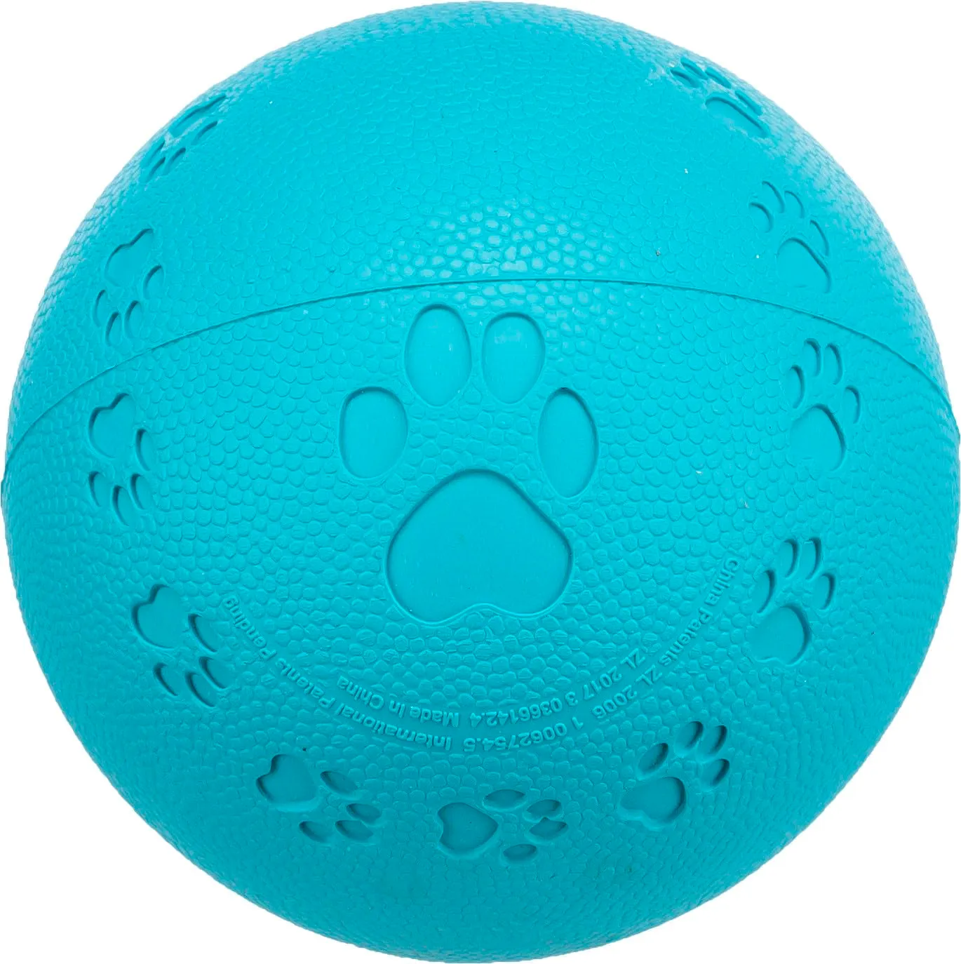 TRIXIE 34863 - Palla giocattolo per cani, In Gomma Naturale, Colori assortiti, Diametro 9 cm - immagine 1