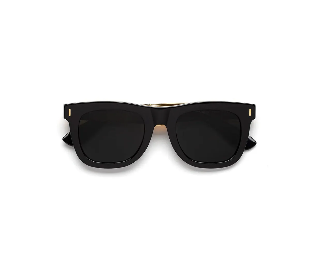 Retrosuperfuture ZGL CICCIO FRANCIS BLACK Occhiali da sole Acetato Nero Grigio Squadrata Normale - immagine 2