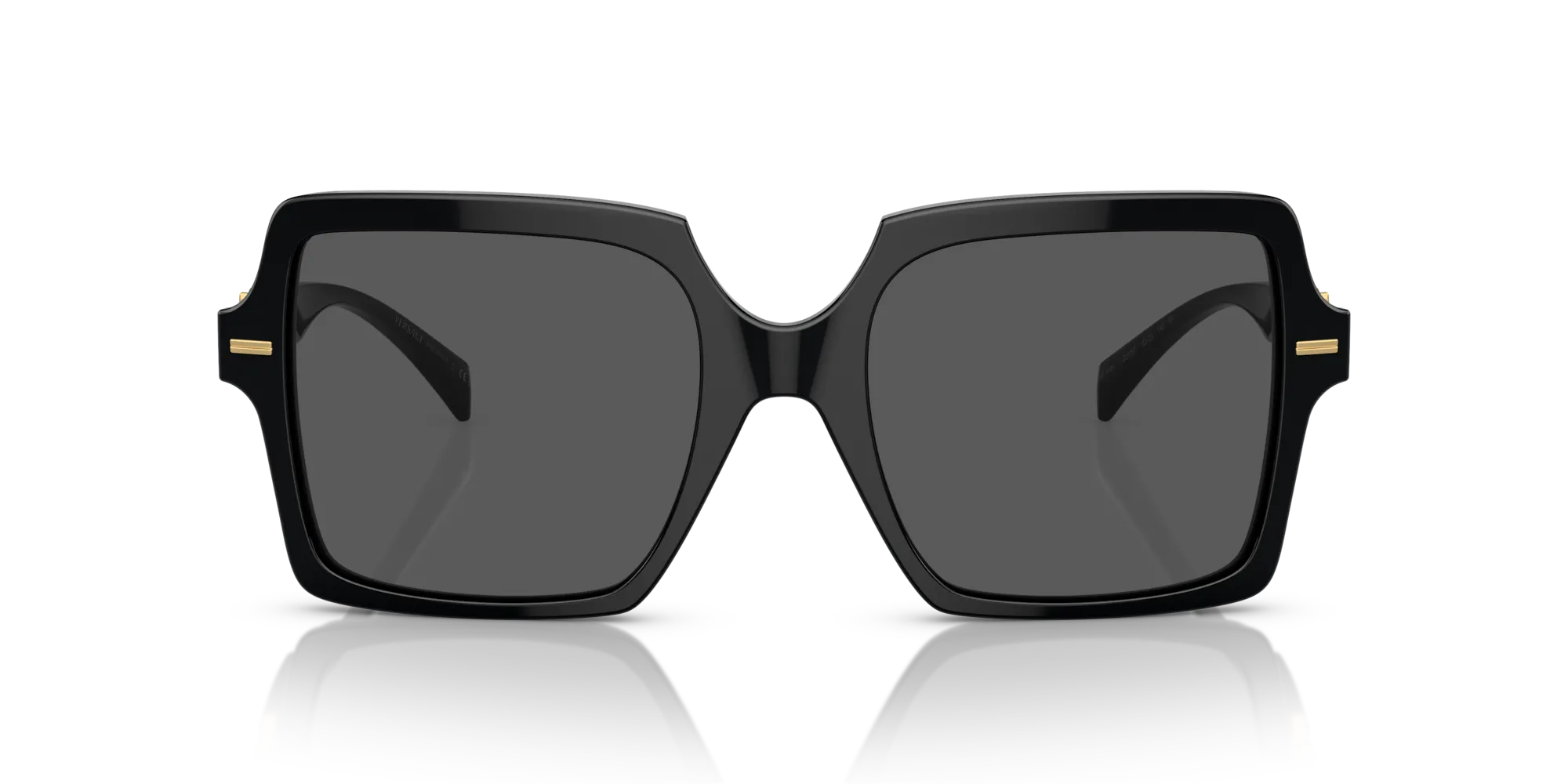 Versace VE4441 GB1/87 Occhiali da sole Acetato Nero Grigio Squadrata Normale - immagine 3