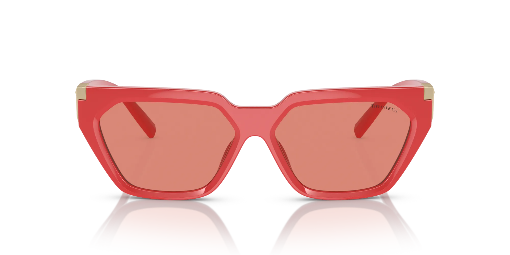 Tiffany TF4205U 837084 Occhiali da sole Iniettato Rosso Rosa Geometrica Normale - immagine 3