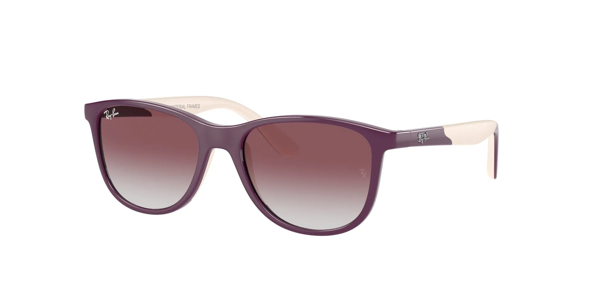 Ray - Ban RJ9077S 71348G Occhiali da sole bambino Iniettato Rosa Grigio Squadrata Normale Sfumato - immagine 1