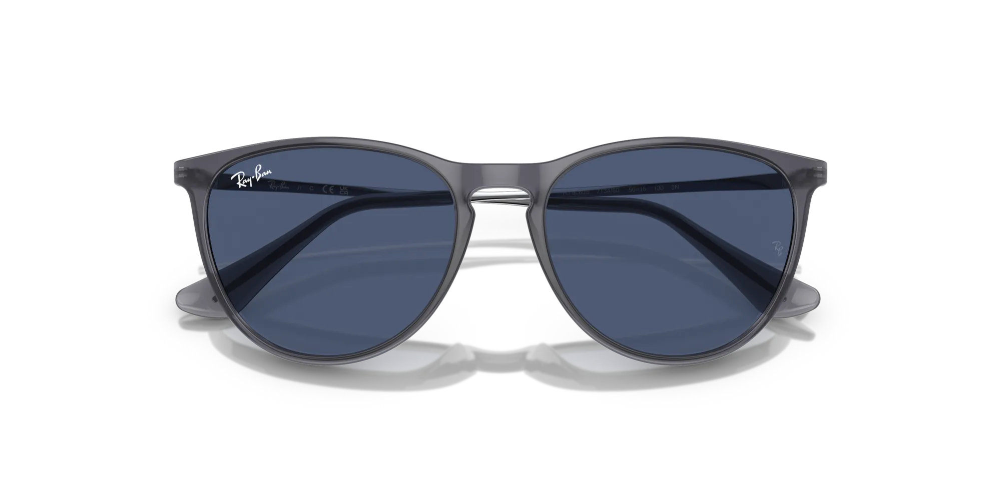 Ray - Ban RJ9060S JUNIOR ERIKA 713480 Occhiali da sole bambino Iniettato Blu Blu Pantos Normale - immagine 2
