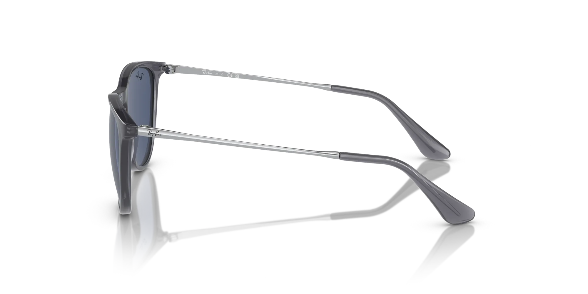 Ray - Ban RJ9060S JUNIOR ERIKA 713480 Occhiali da sole bambino Iniettato Blu Blu Pantos Normale - immagine 4