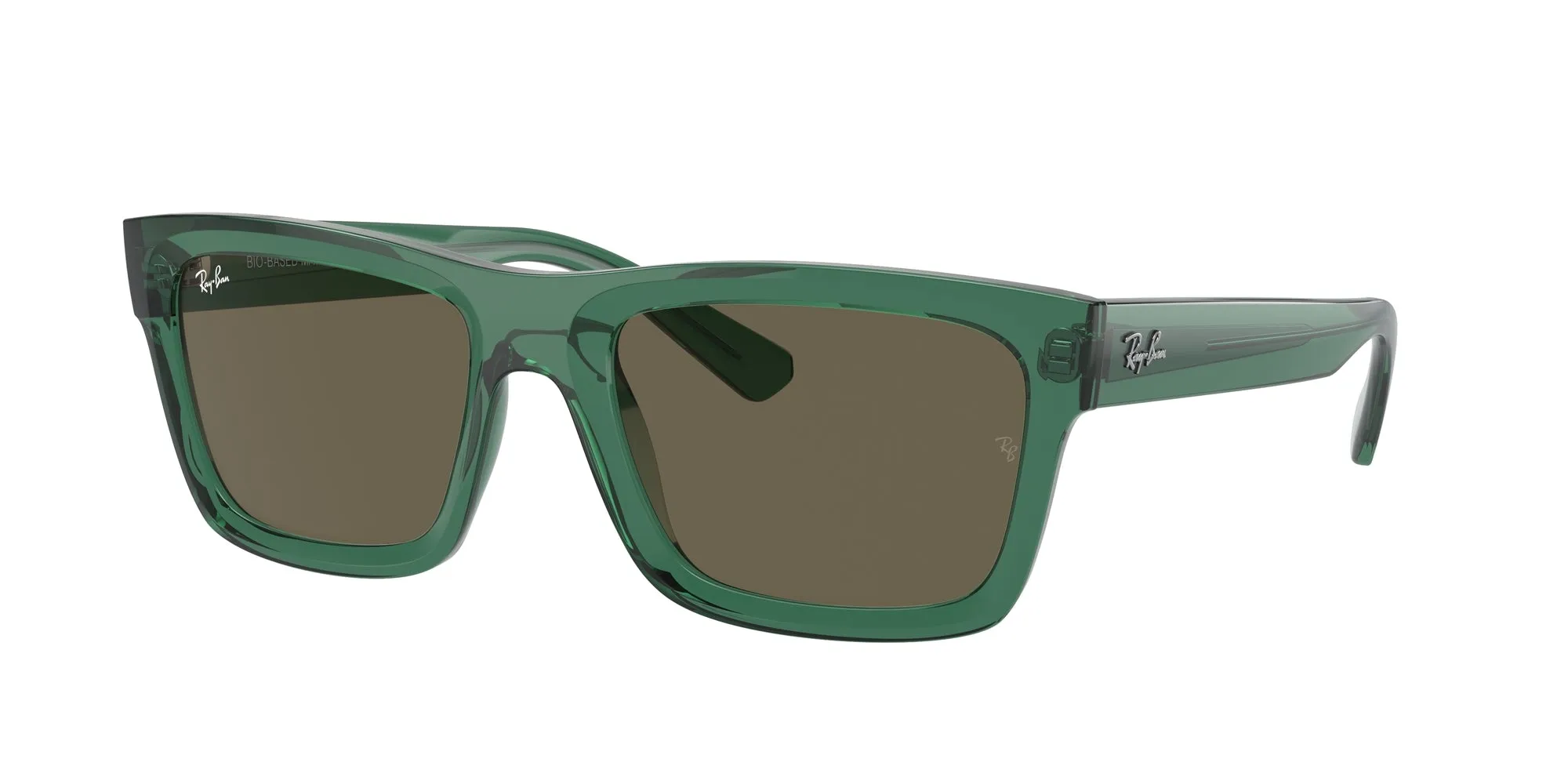 Ray - Ban RB4396 WARREN 6681/3 Occhiali da sole Acetato Verde Marrone Squadrata Normale - immagine 1