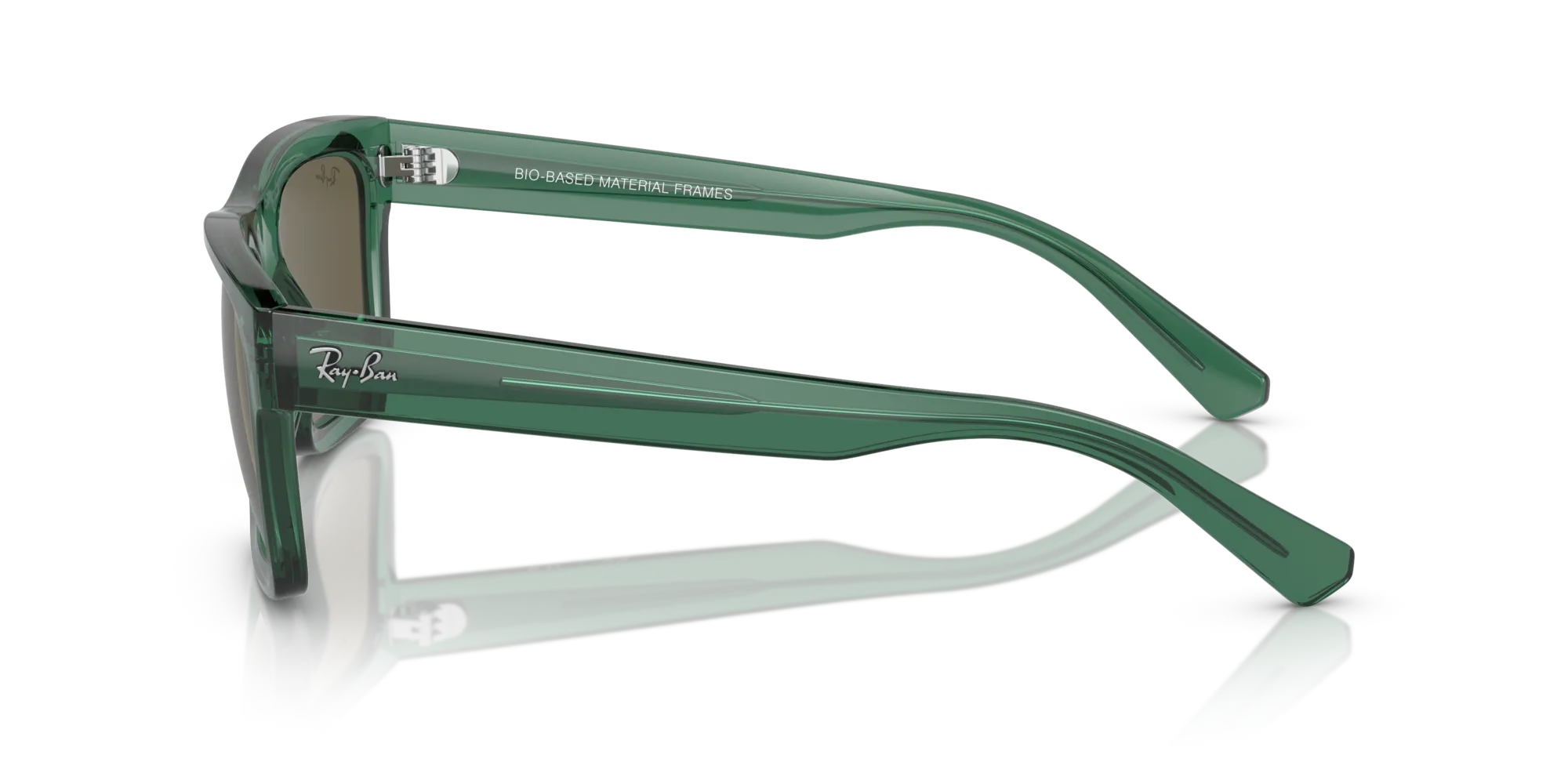 Ray - Ban RB4396 WARREN 6681/3 Occhiali da sole Acetato Verde Marrone Squadrata Normale - immagine 4