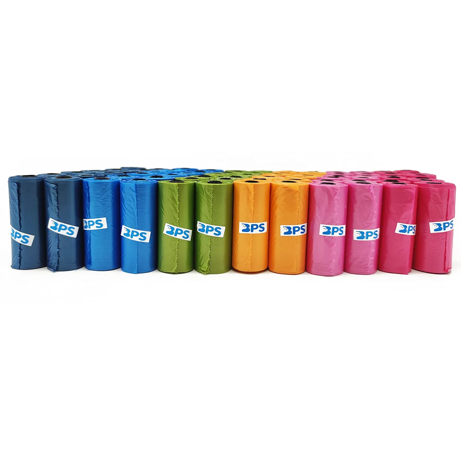 BPS-5395 - 540 sacchetti per escrementi di cani, per animali domestici, confezione da 36 rotoli multicolore - immagine 3