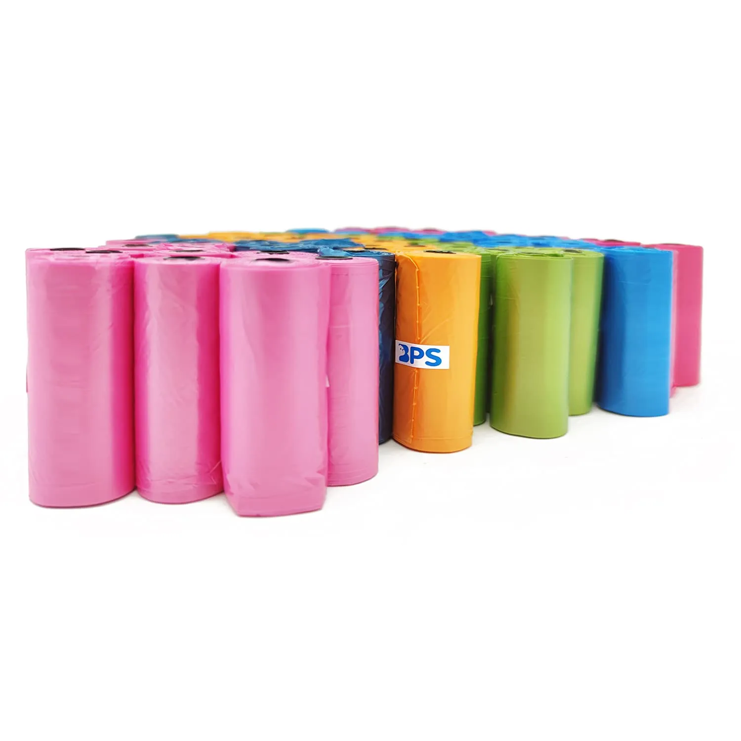 BPS-5395 - 540 sacchetti per escrementi di cani, per animali domestici, confezione da 36 rotoli multicolore - immagine 4