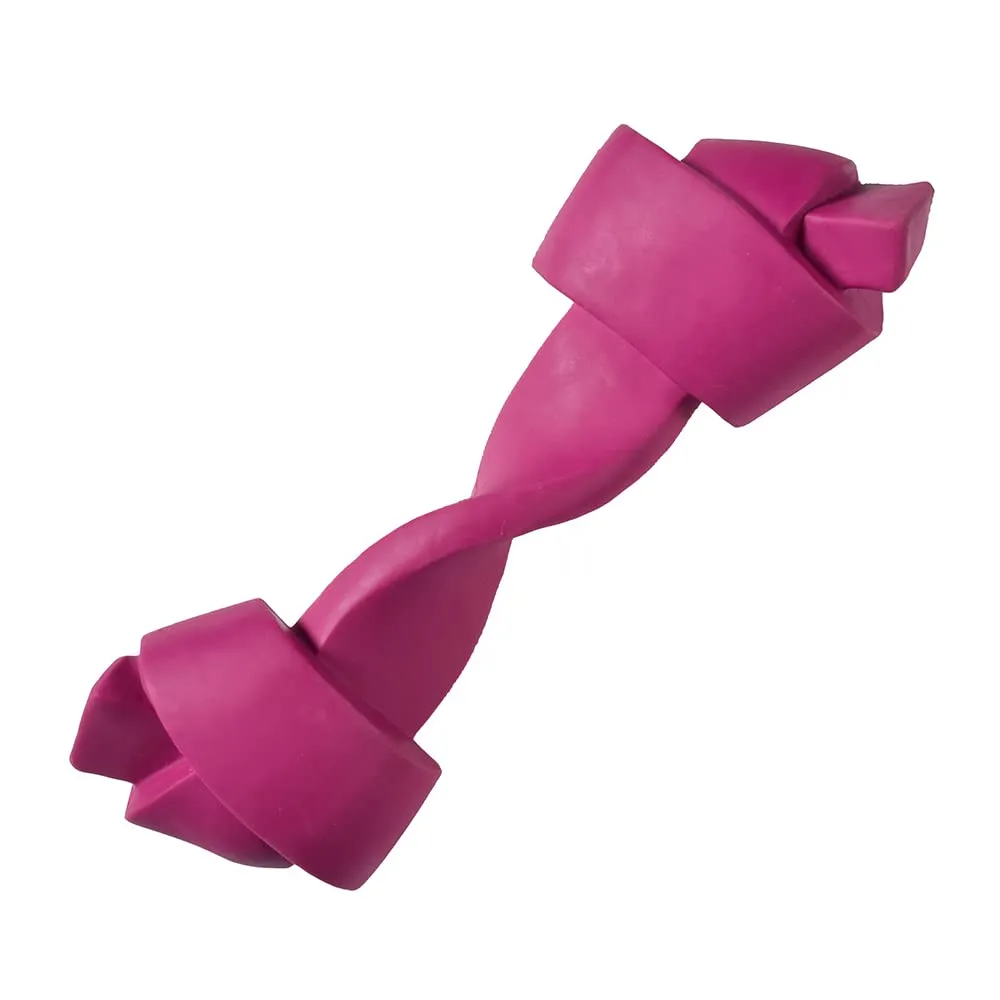 Bobby Rope M - Gioco cani di Gomma, Giocattolo per cane Resistente, Corda Cane Gioco Per Igiene Dentale, Lavabile, Viola, 18x6x4,7 CM - immagine 1