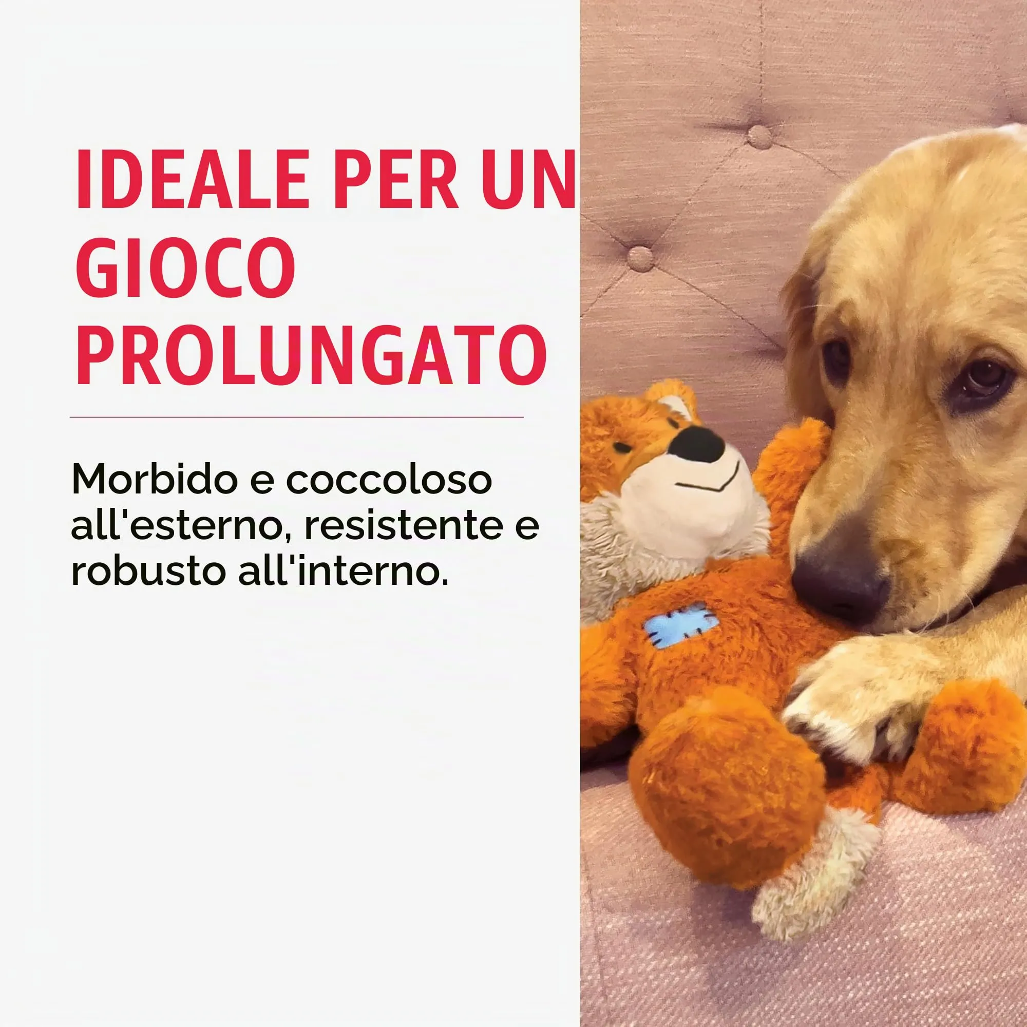 KONG Wild Knots Giraffa giocattolo per cani (S/M) - immagine 2