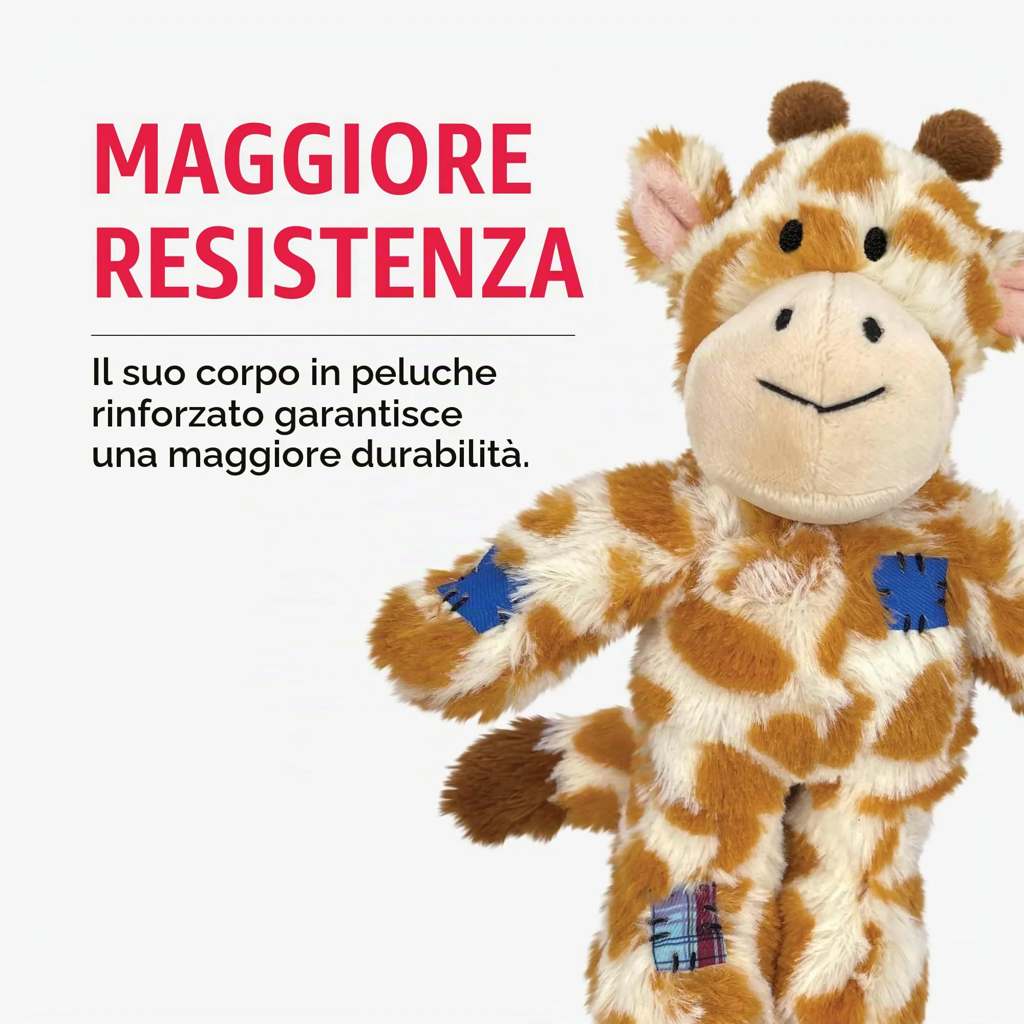 KONG Wild Knots Giraffa giocattolo per cani (S/M) - immagine 5