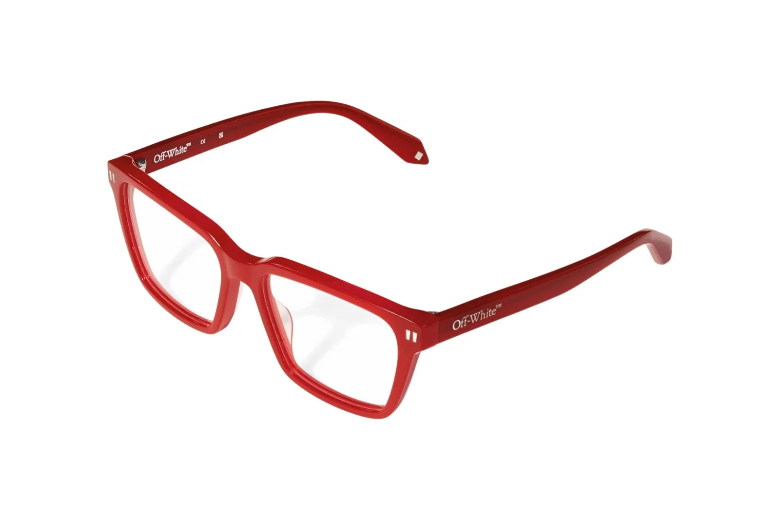 Off-White OW5003 STYLE 8I 2500 Montature da vista Acetato Rosso Squadrata - immagine 1