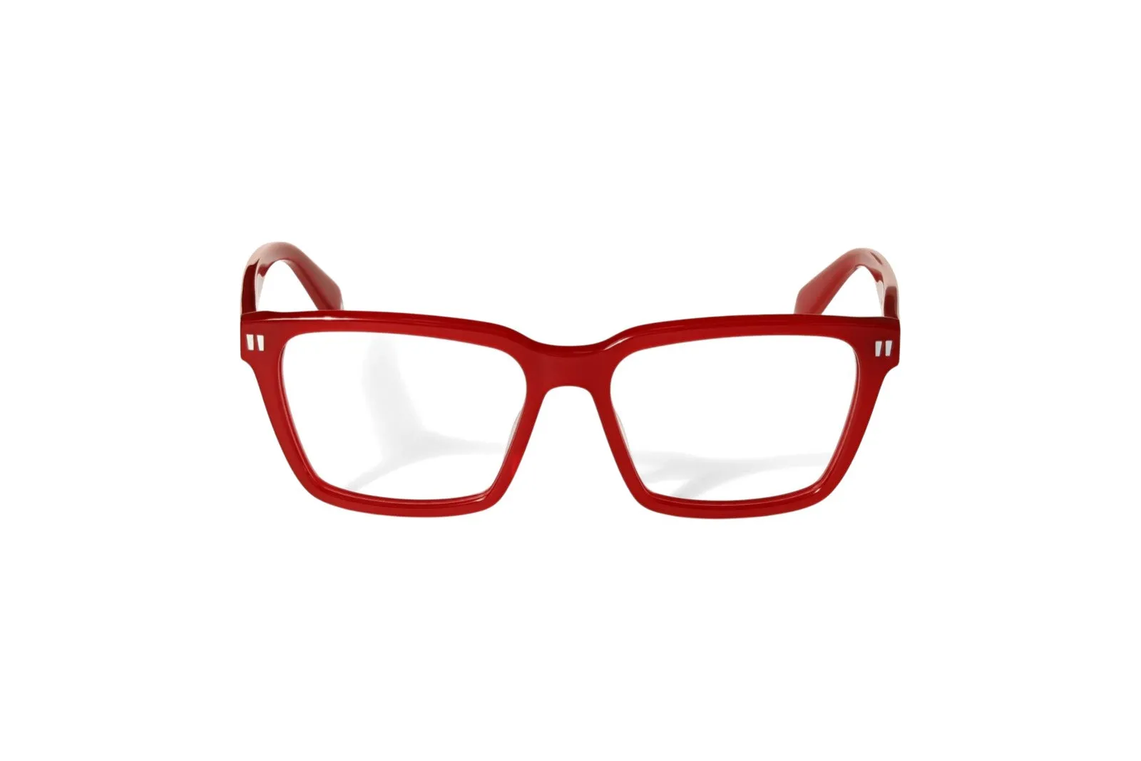 Off-White OW5003 STYLE 8I 2500 Montature da vista Acetato Rosso Squadrata - immagine 2