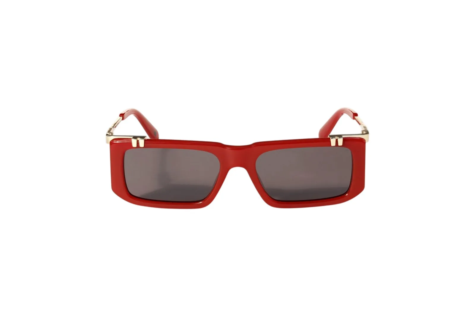 Off-White OW2032 2507 Occhiali da sole Acetato Rosso Grigio Squadrata Normale - immagine 2