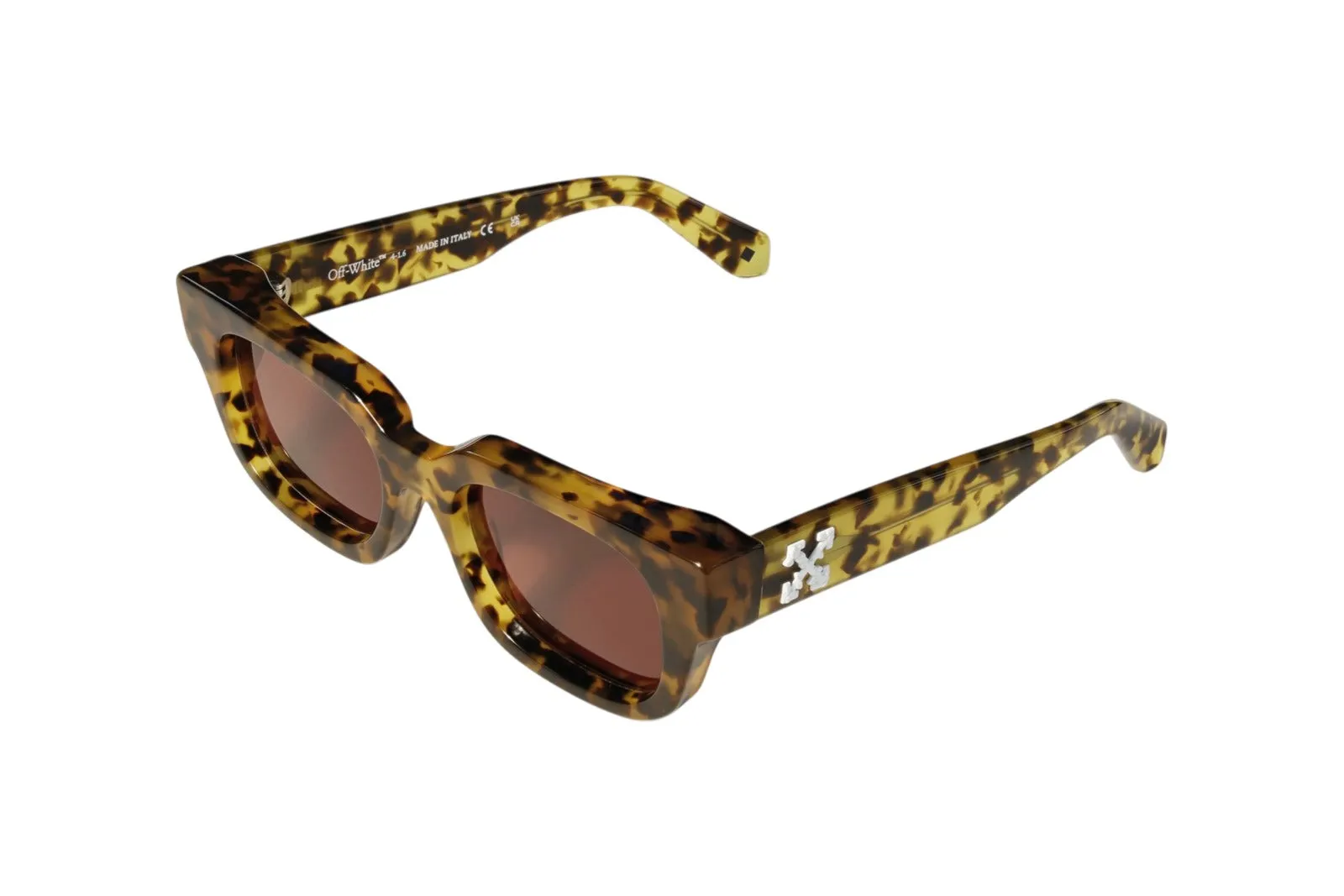 Off-White OW1051 ROCHESTER 1964 Occhiali da sole Acetato Havana Marrone Squadrata Normale - immagine 1