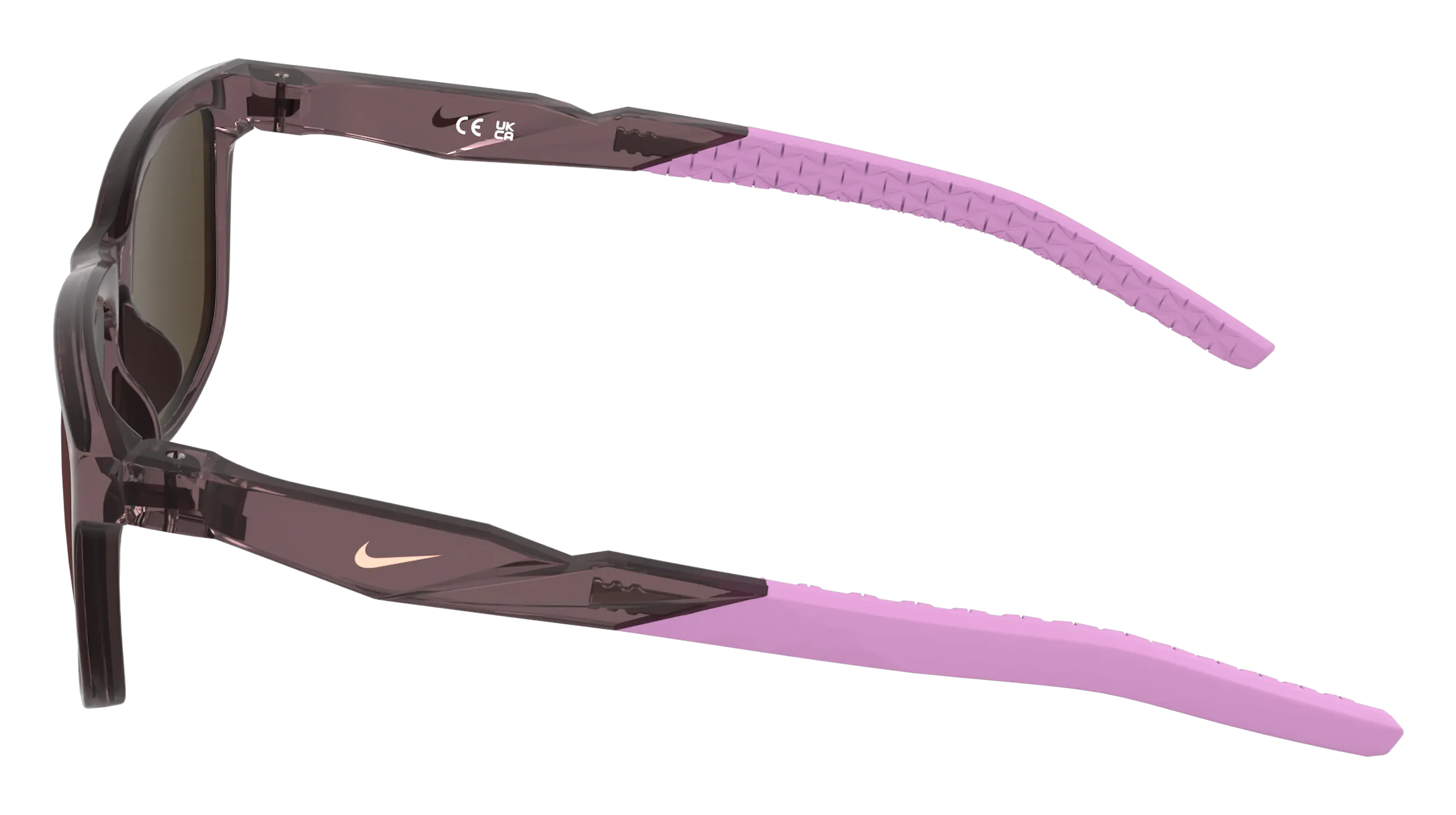 Nike NIKE RADEON BOLT IW1812X 555 Occhiali da sole bambino Bio-iniettato Rosa Marrone Squadrata Specchiate - immagine 3