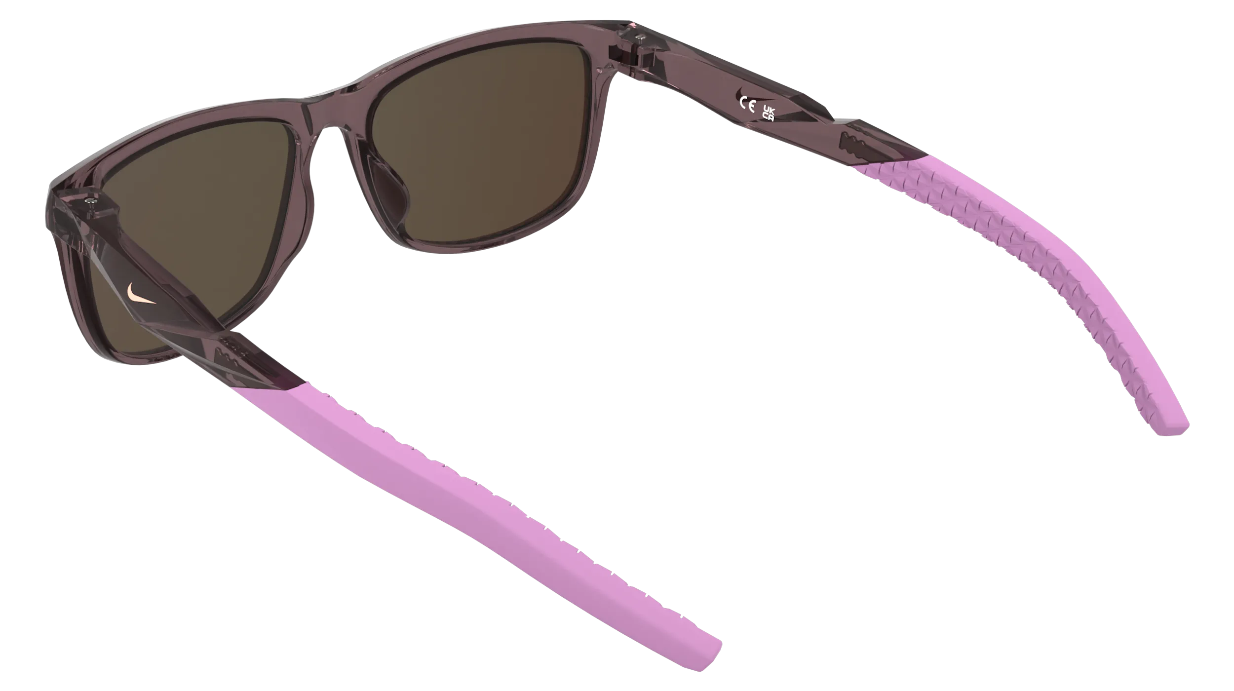 Nike NIKE RADEON BOLT IW1812X 555 Occhiali da sole bambino Bio-iniettato Rosa Marrone Squadrata Specchiate - immagine 4