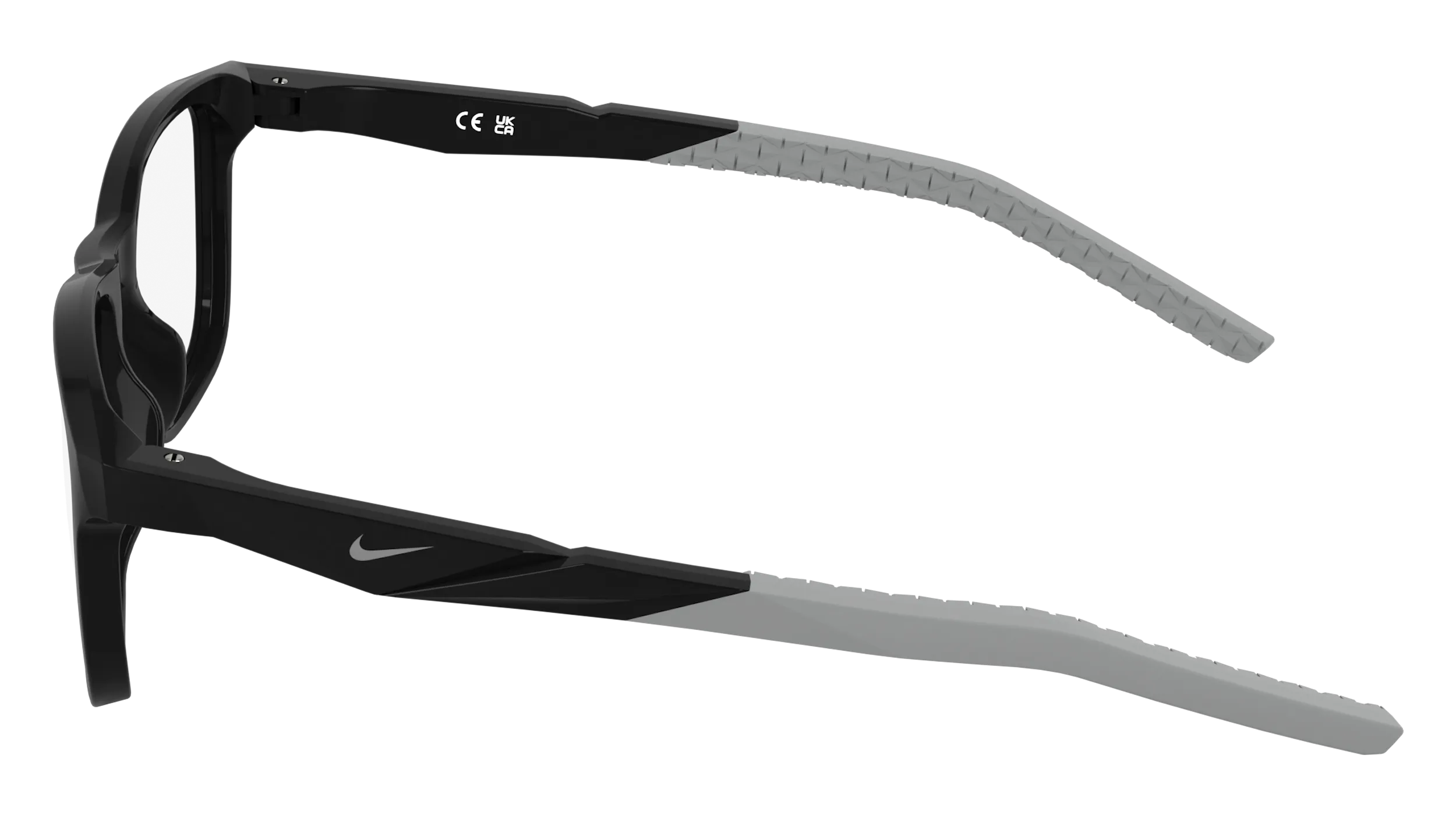 Nike NIKE 5103 1 Montature da vista bambino Bio-iniettato Nero Squadrata Normale - immagine 3