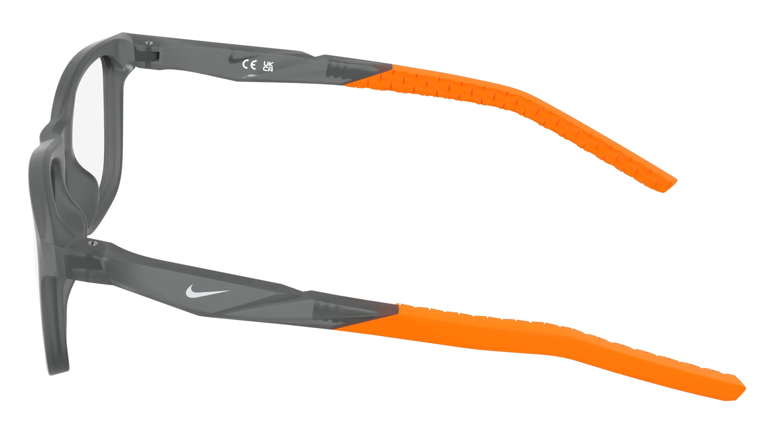 Nike NIKE 5103 34 Montature da vista bambino Bio-iniettato Grigio Squadrata Normale - immagine 3