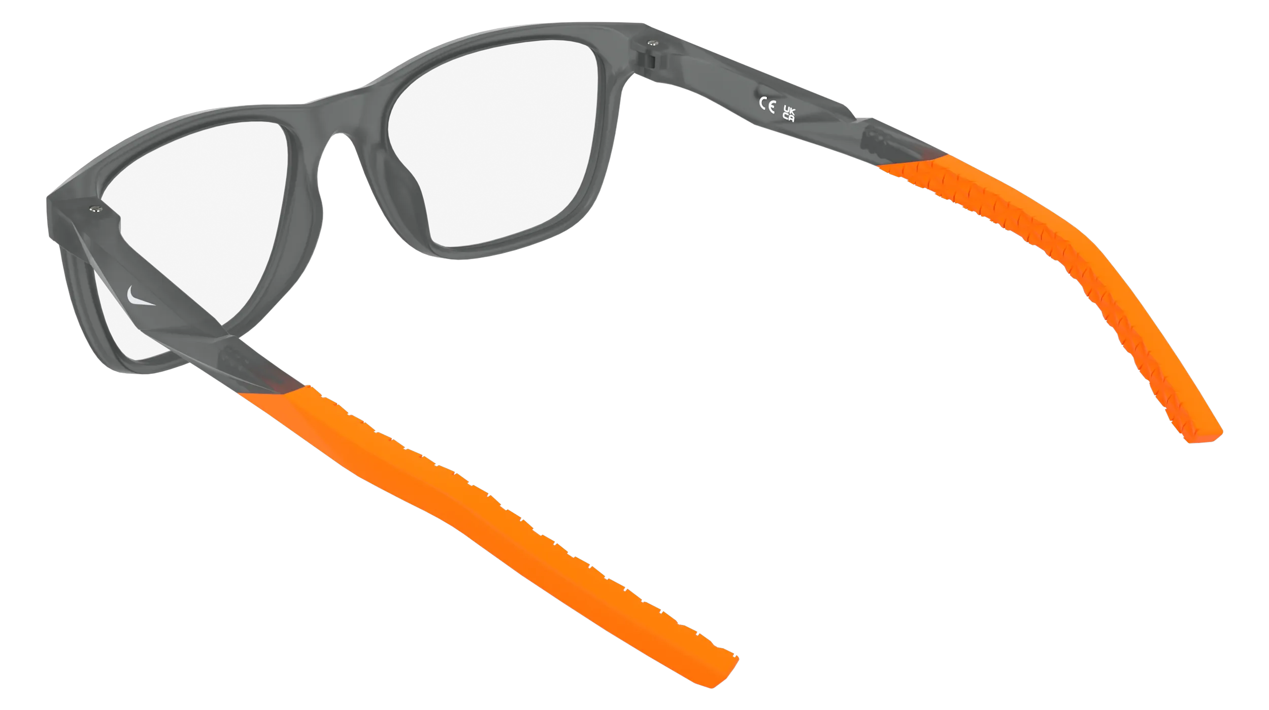 Nike NIKE 5103 34 Montature da vista bambino Bio-iniettato Grigio Squadrata Normale - immagine 4