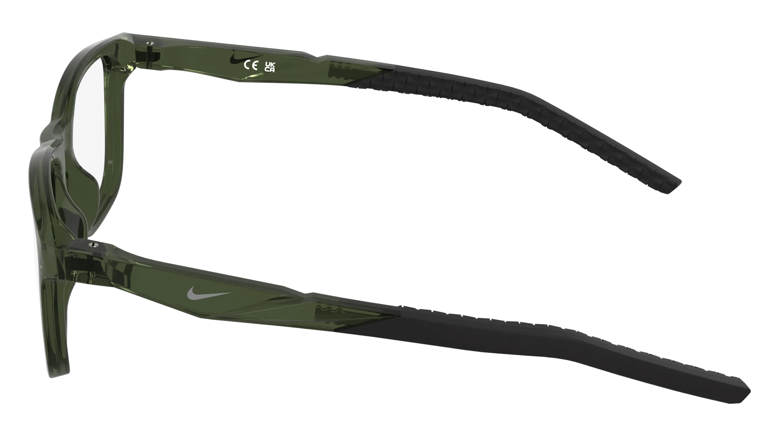 Nike NIKE 5103 315 Montature da vista bambino Bio-iniettato Verde Squadrata Normale - immagine 3