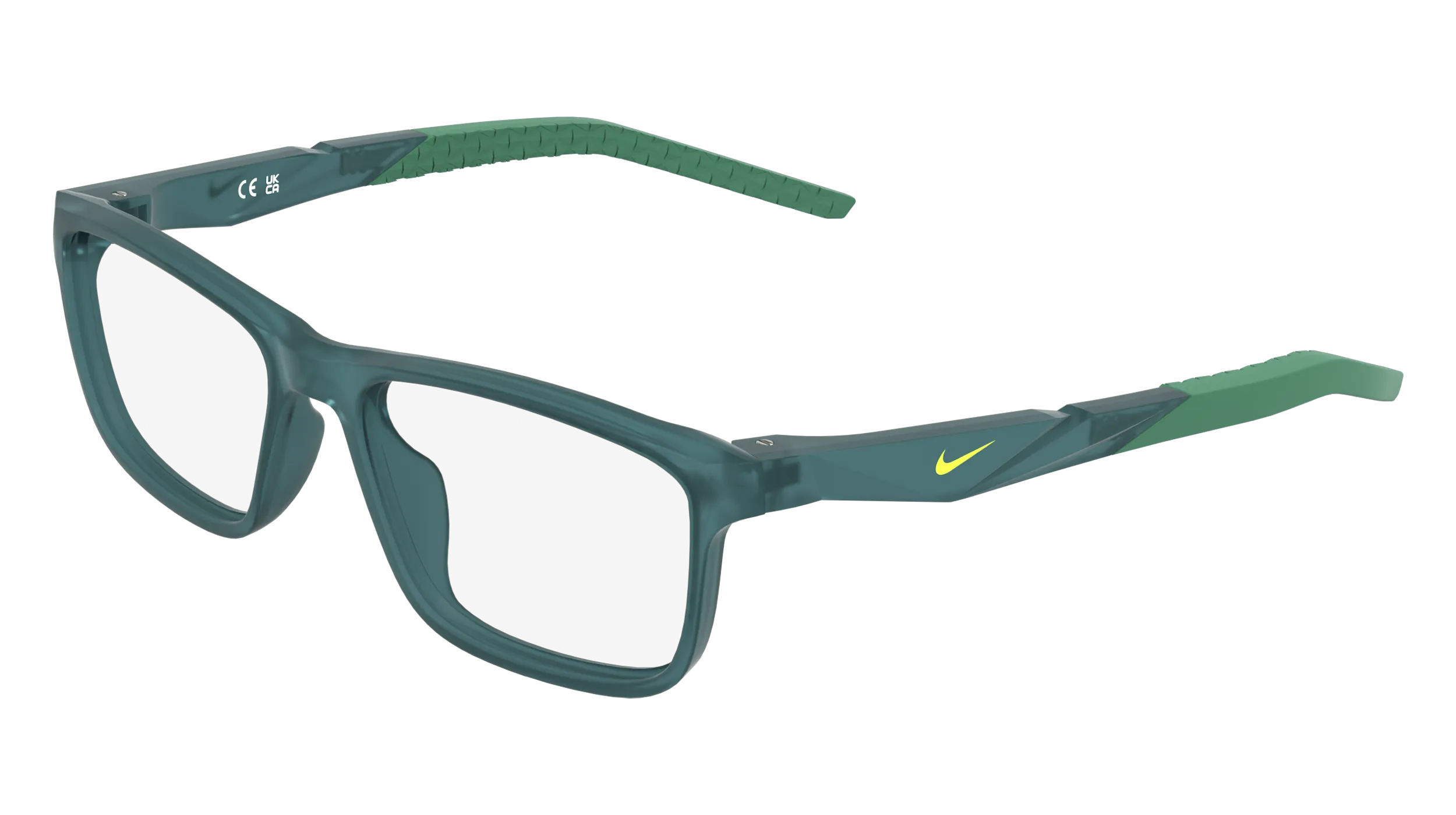 Nike Junior Nike NIKE 5104 312 Montature da vista bambino Bio-iniettato Verde Squadrata Normale - immagine 1
