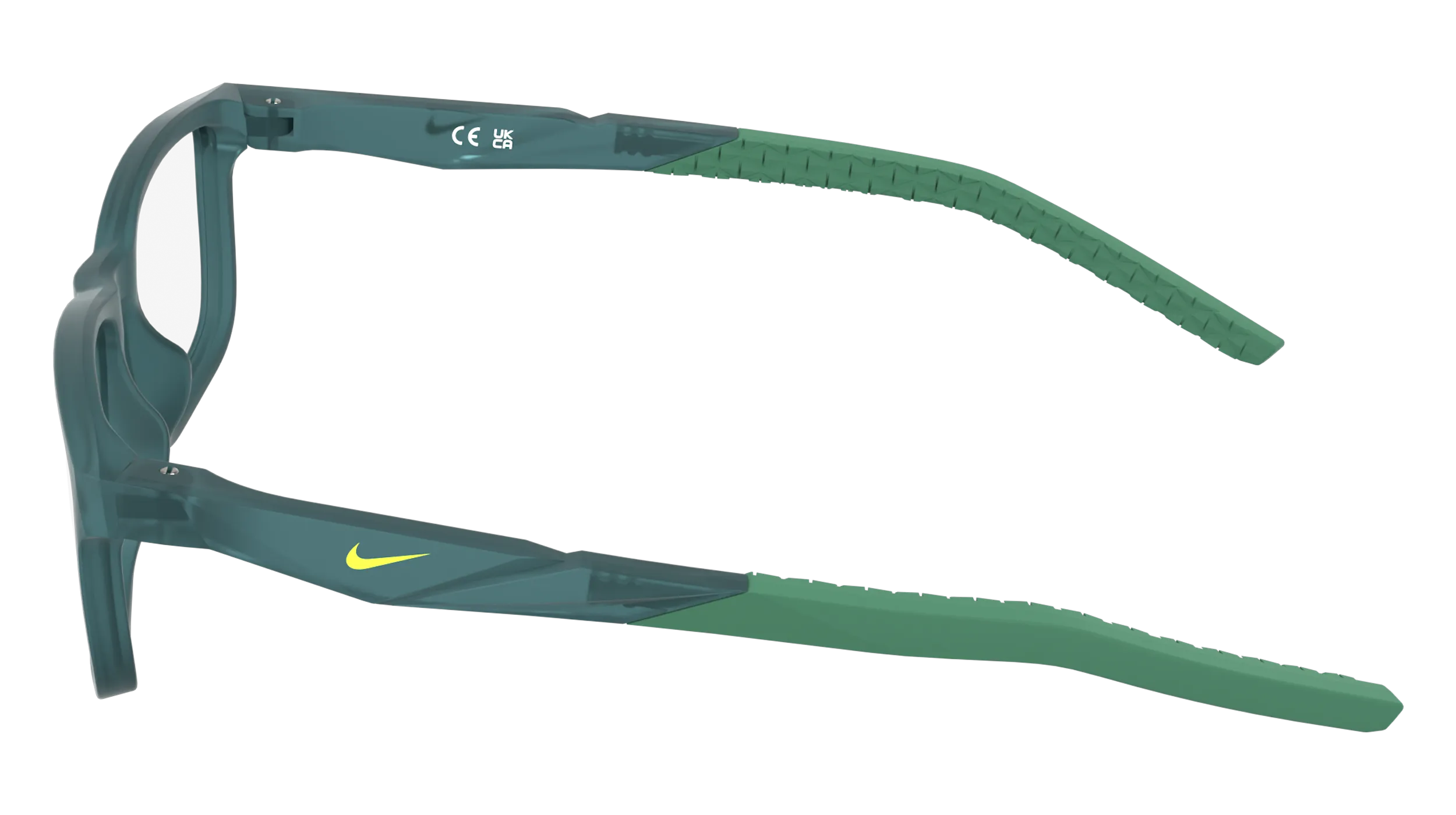 Nike Junior Nike NIKE 5104 312 Montature da vista bambino Bio-iniettato Verde Squadrata Normale - immagine 3