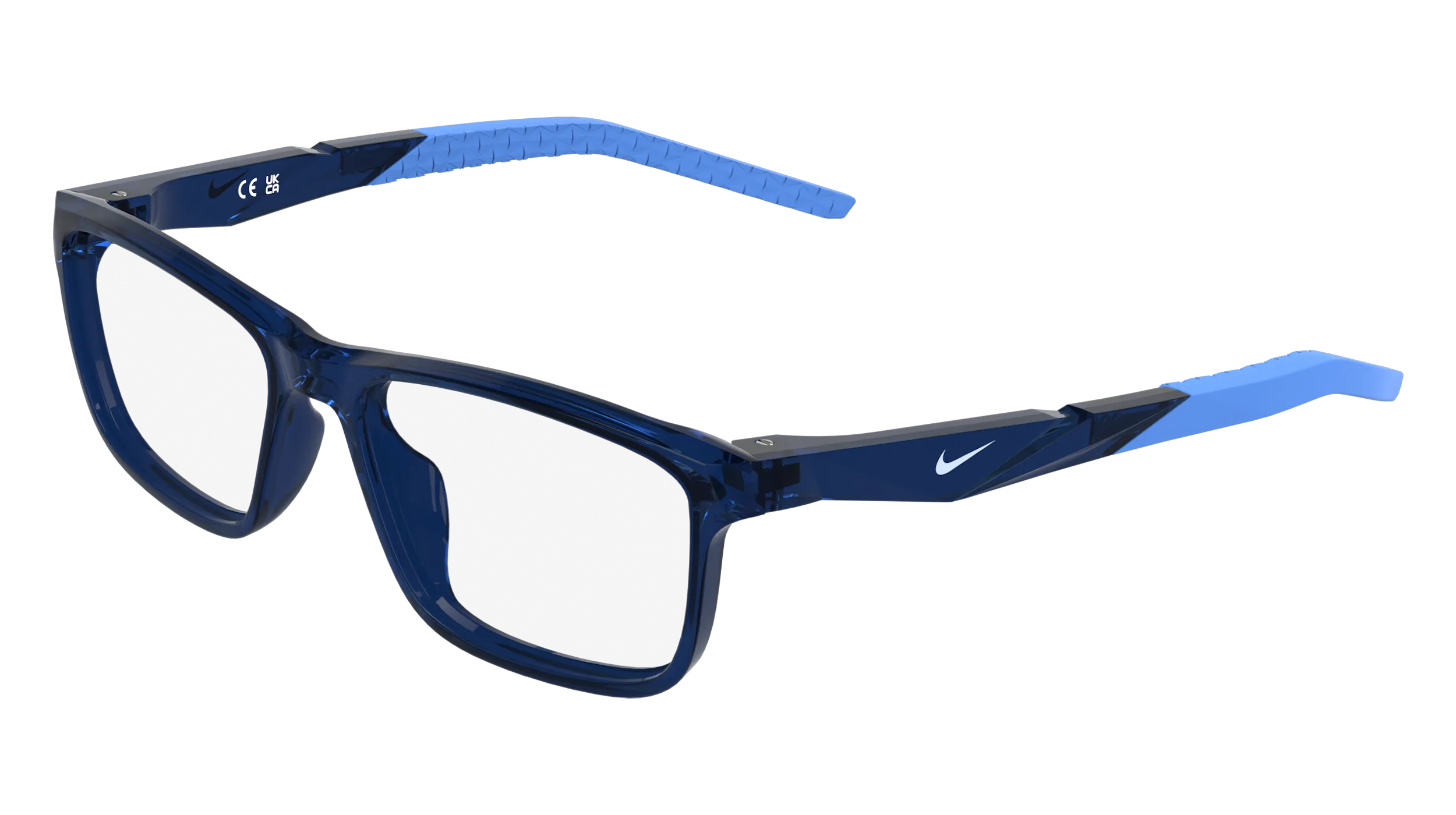 Nike Junior Nike NIKE 5104 410 Montature da vista bambino Bio-iniettato Blu Squadrata Normale - immagine 1