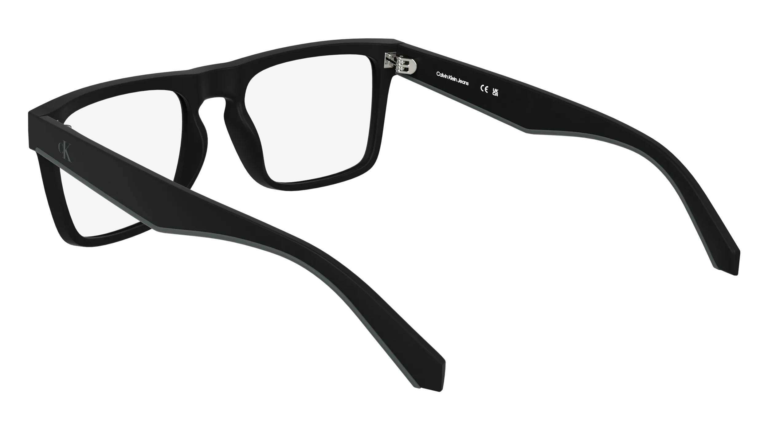Calvin Klein CKJ25612 N 002 Montature da vista Bio-iniettato Nero Squadrata Normale - immagine 4