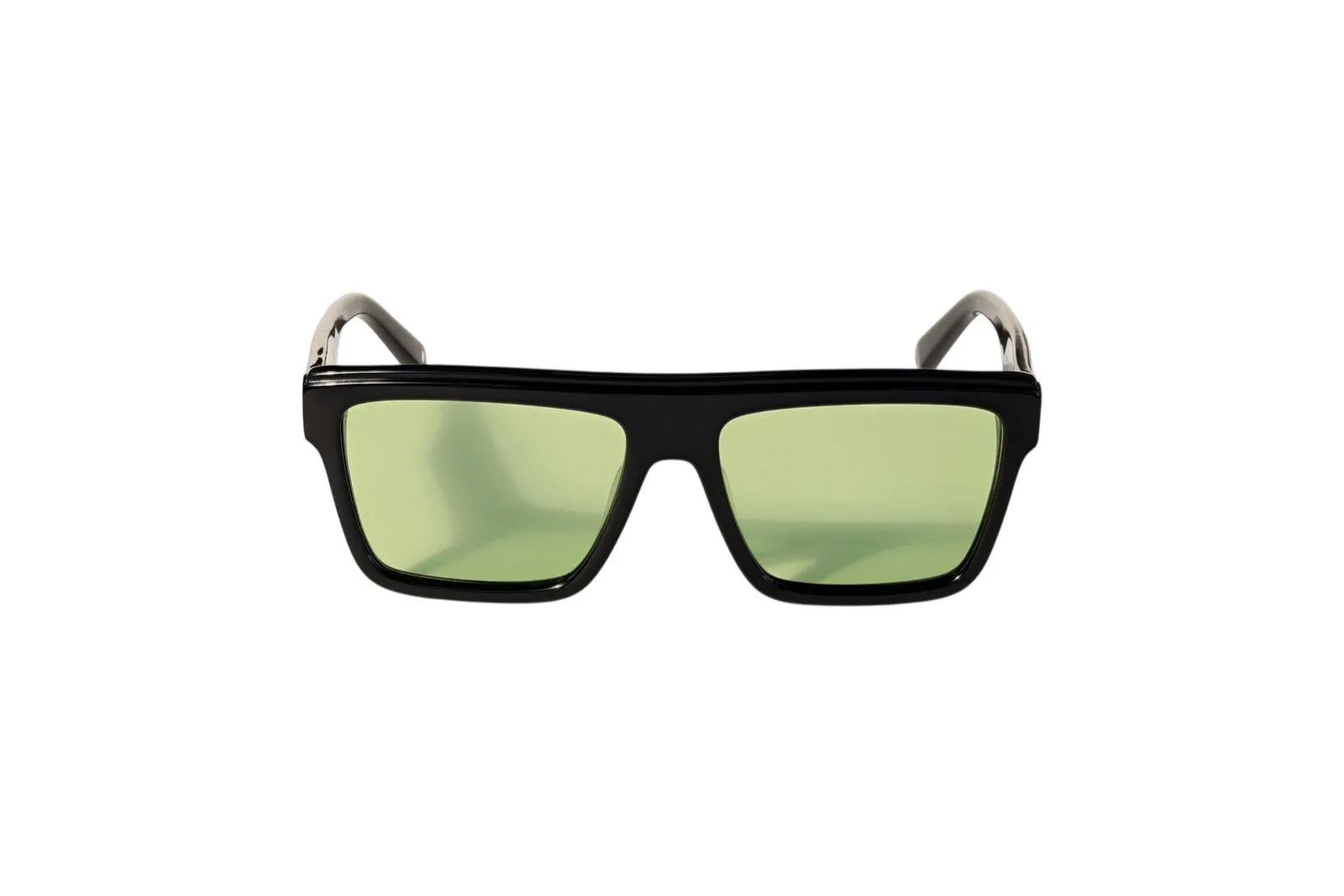 Off-White OW1039 Warwick 1050 Occhiali da sole Acetato Nero Verde Squadrata Normale - immagine 2