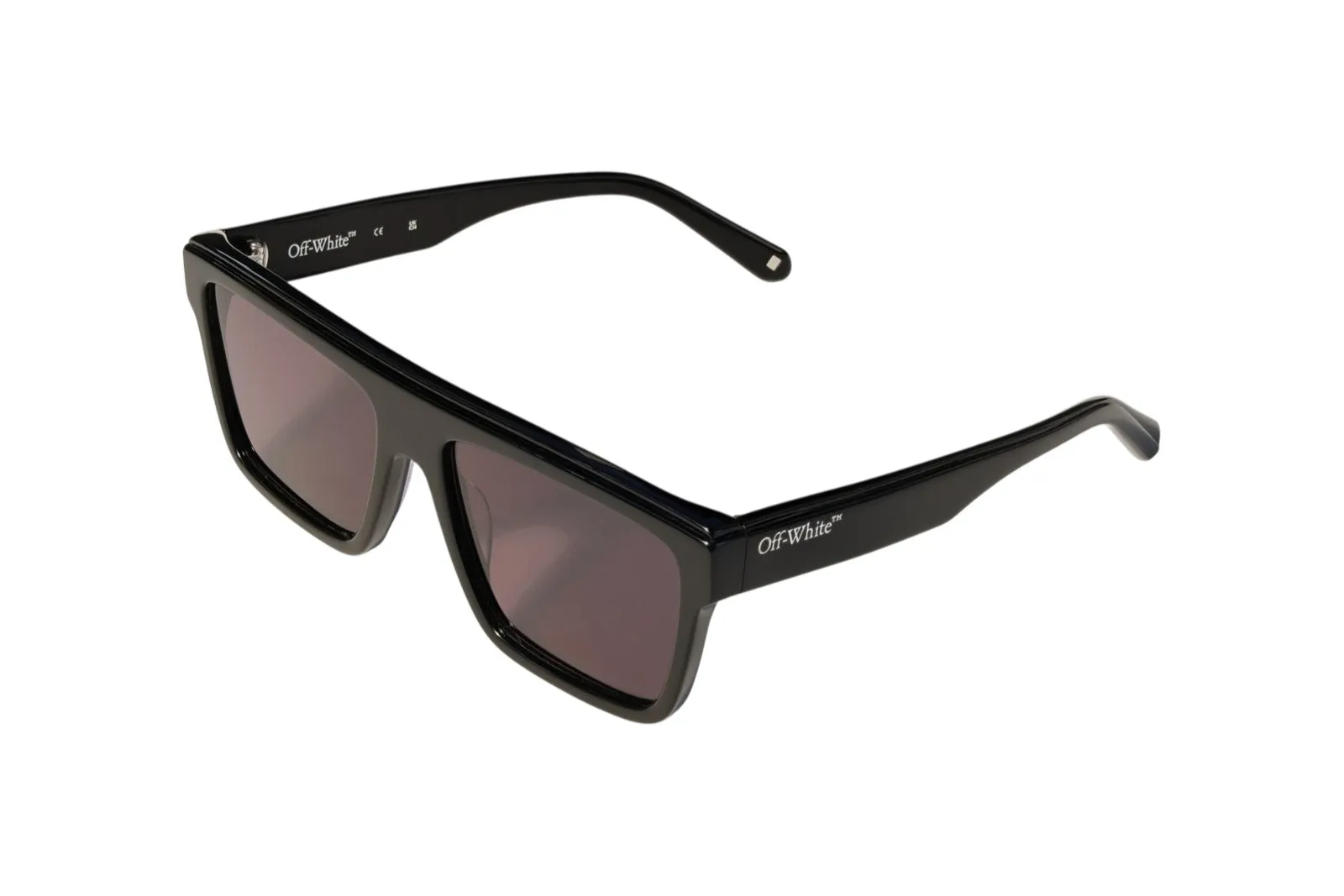 Off-White OW1039 Warwick 1007 Occhiali da sole Acetato Nero Fumo Squadrata Normale - immagine 1