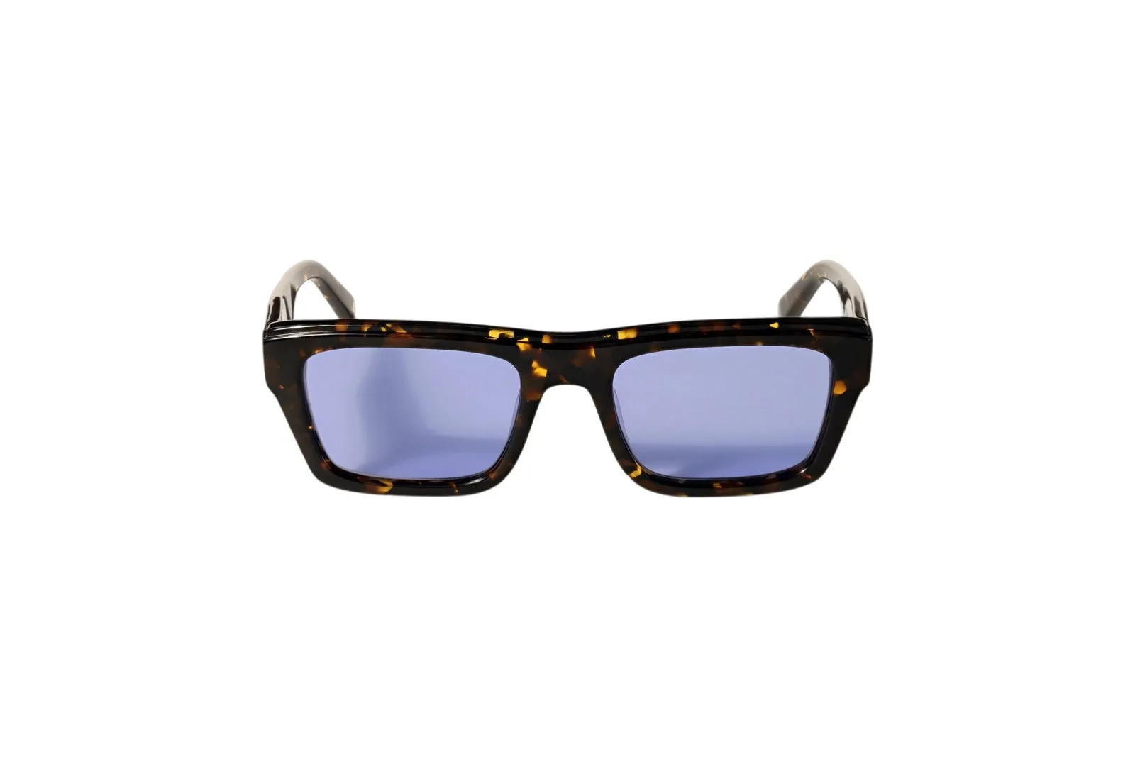Off-White OW1038 FLINT 6045 Occhiali da sole Acetato Havana Blu Squadrata Normale - immagine 2