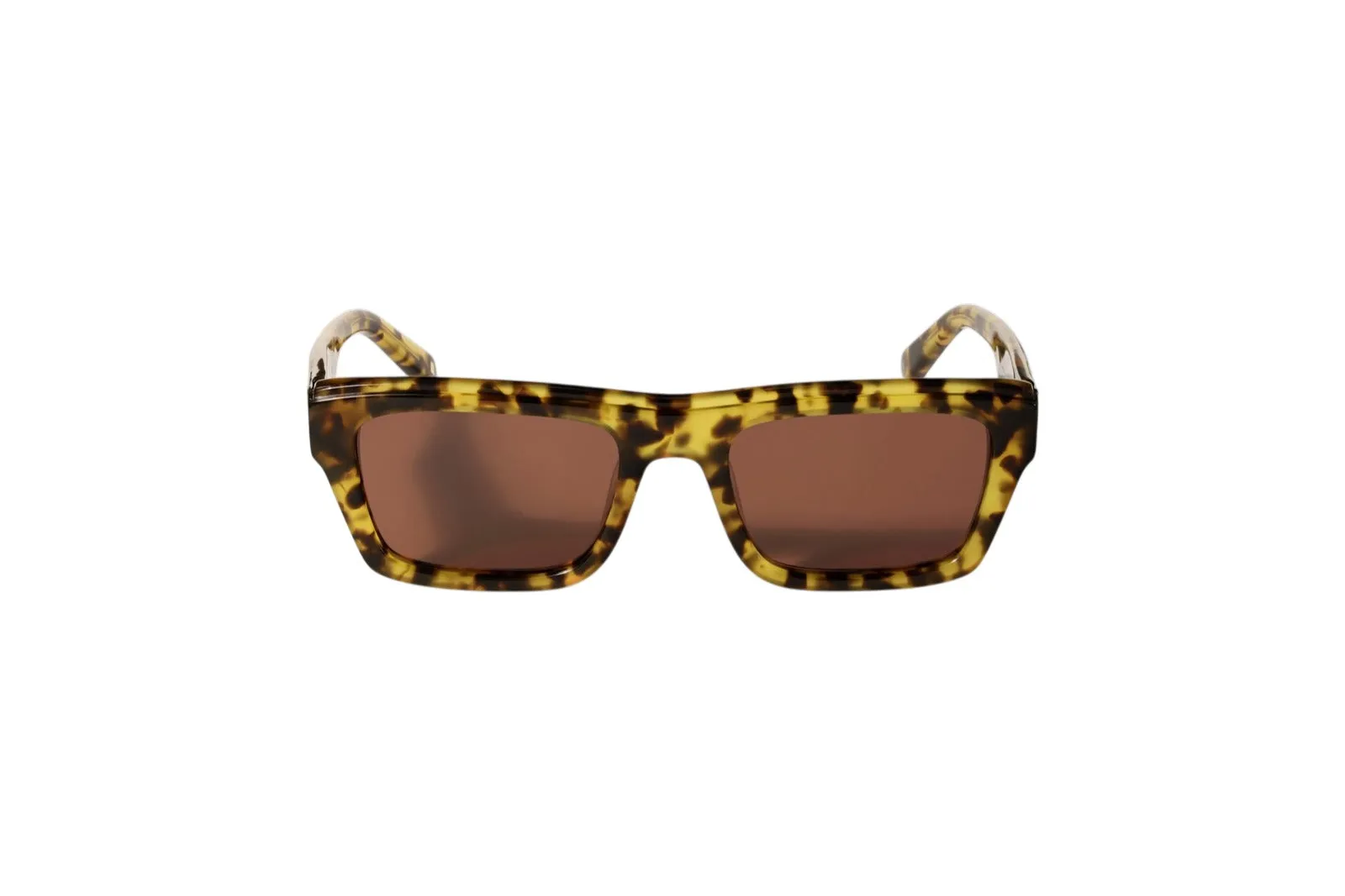 Off-White OW1038 FLINT 1964 Occhiali da sole Acetato Havana Marrone Squadrata Normale - immagine 2