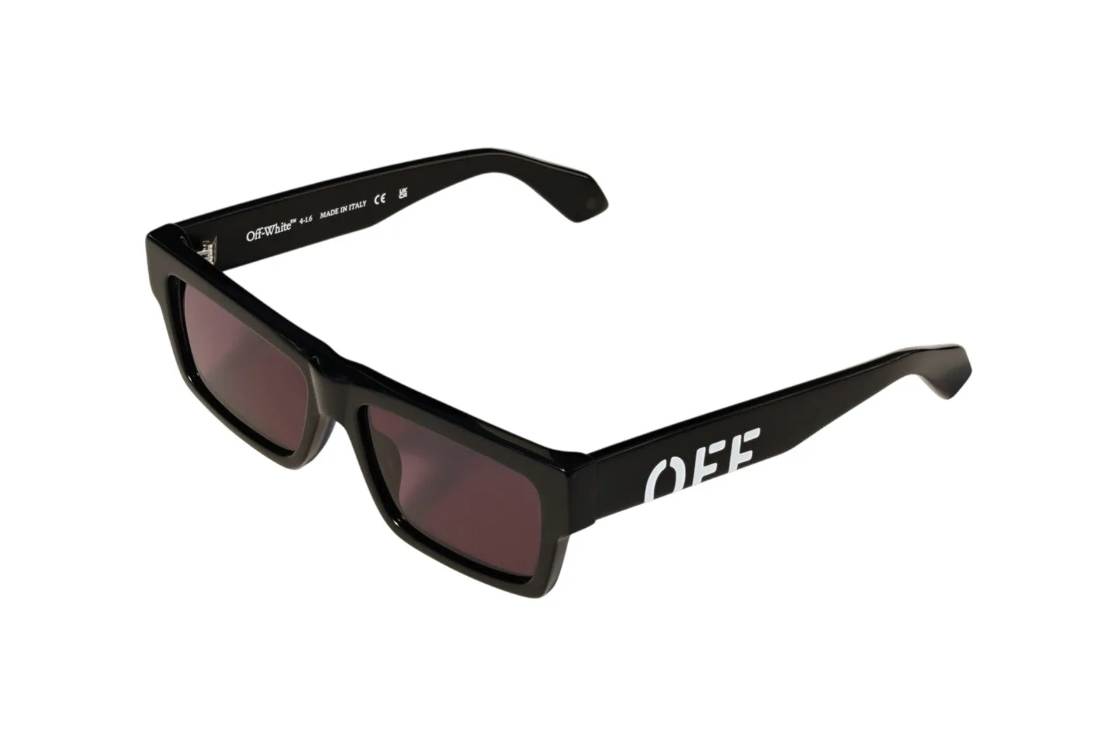 Off-White OW1035 MONTGOMERY 1007 Occhiali da sole Acetato Nero Grigio Squadrata Normale - immagine 1